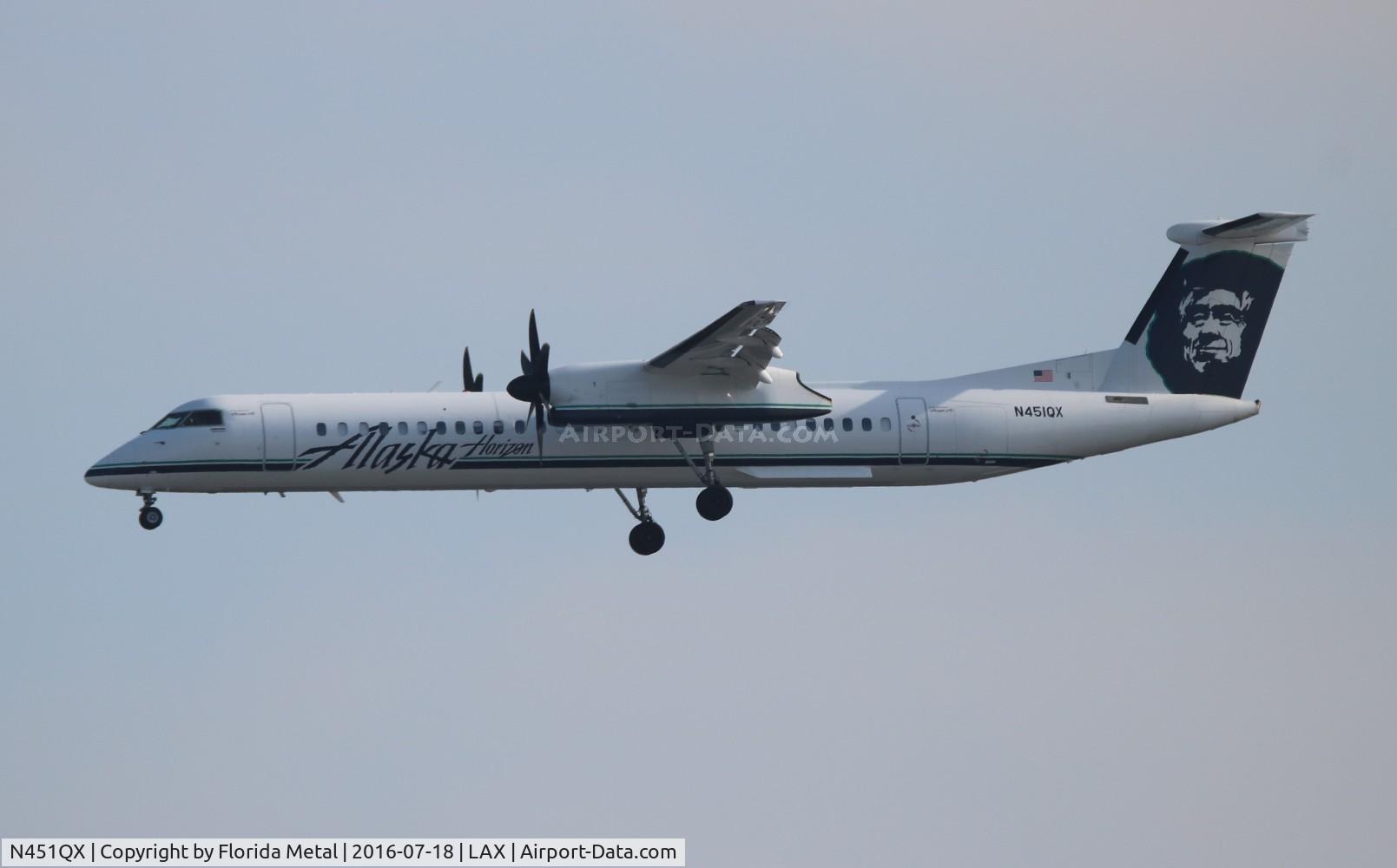 N451QX, 2013 Bombardier DHC-8-402 Dash 8 C/N 4457, Alaska