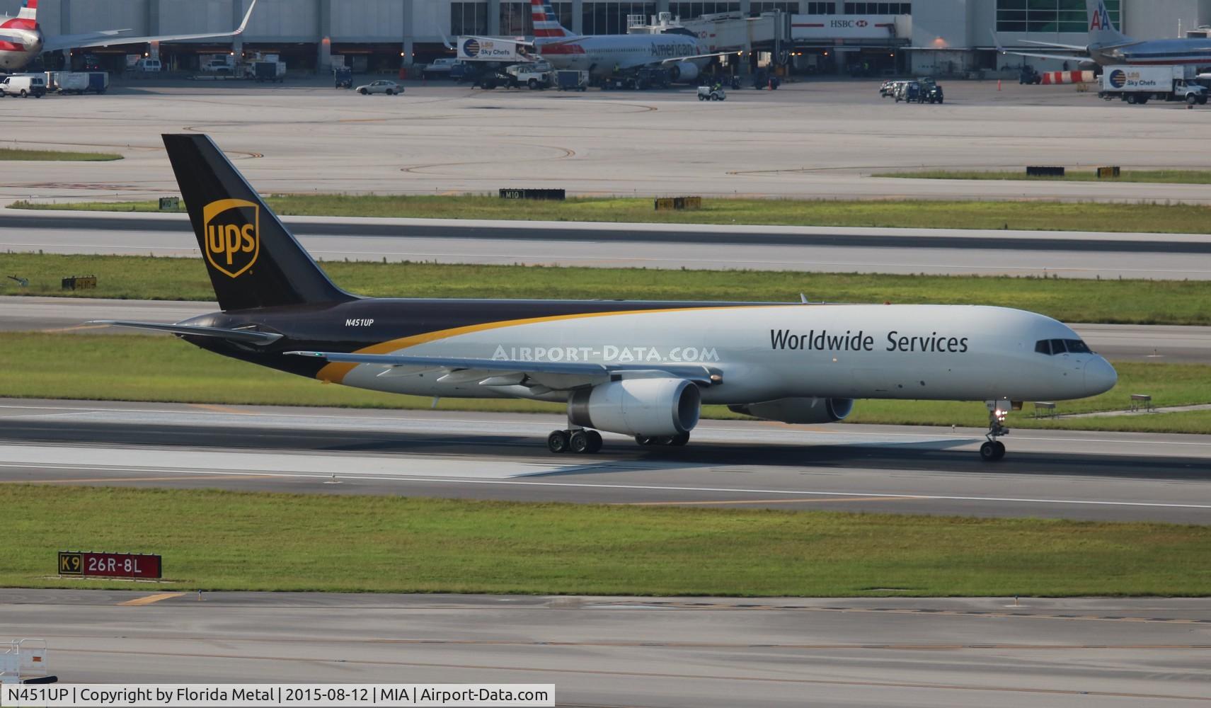 N451UP, 1995 Boeing 757-24APF C/N 27739, UPS 757-200