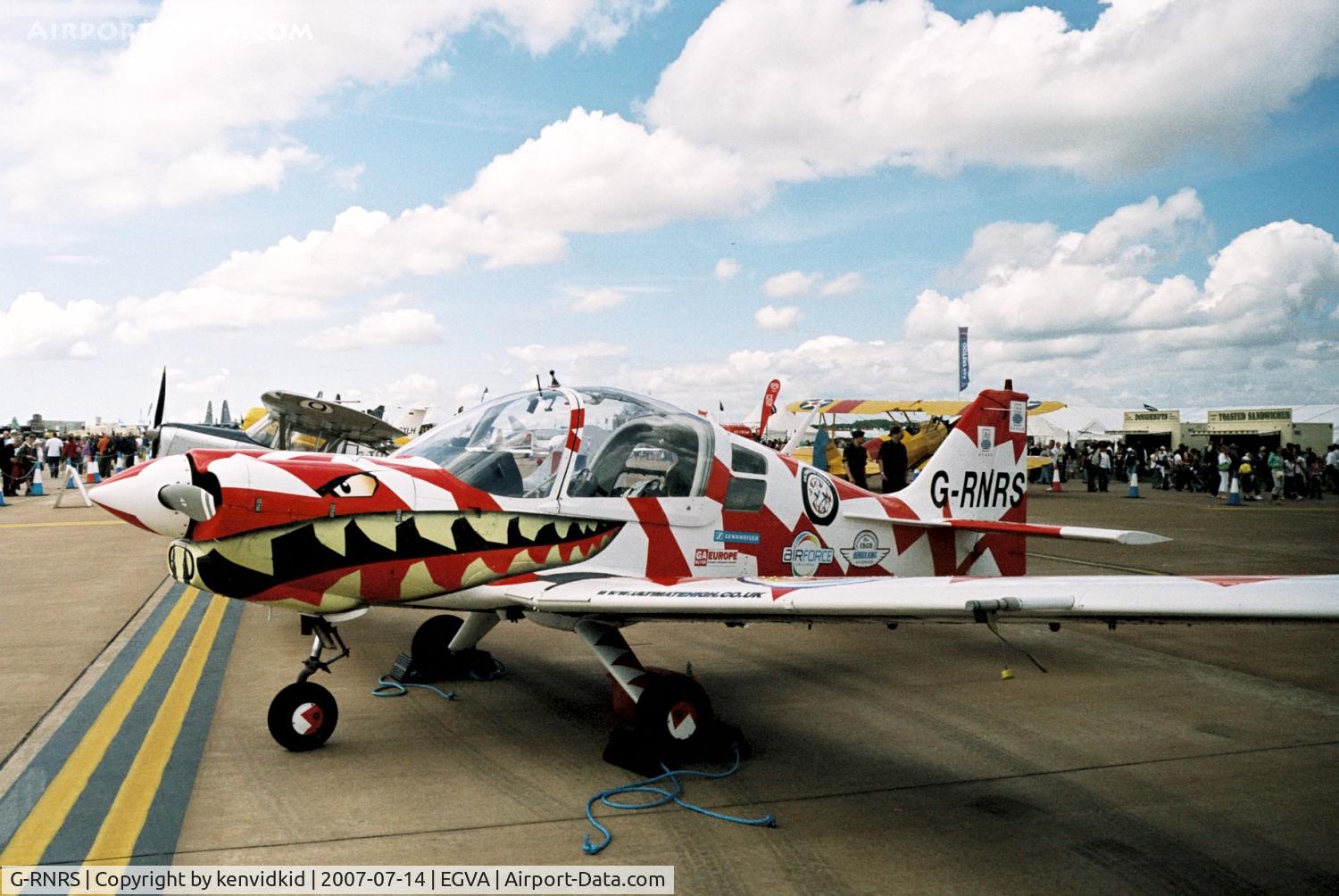 G-RNRS, 1971 Scottish Aviation Bulldog Series 100 Model 101 C/N BH100/132, On static display at RIAT 2007.