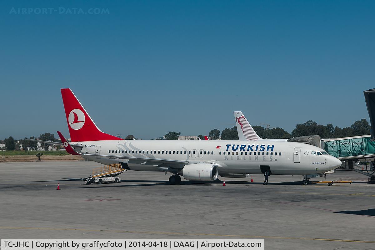 TC-JHC, 2008 Boeing 737-8F2 C/N 35742, DAAG - from cabin B 737 Air Algérie