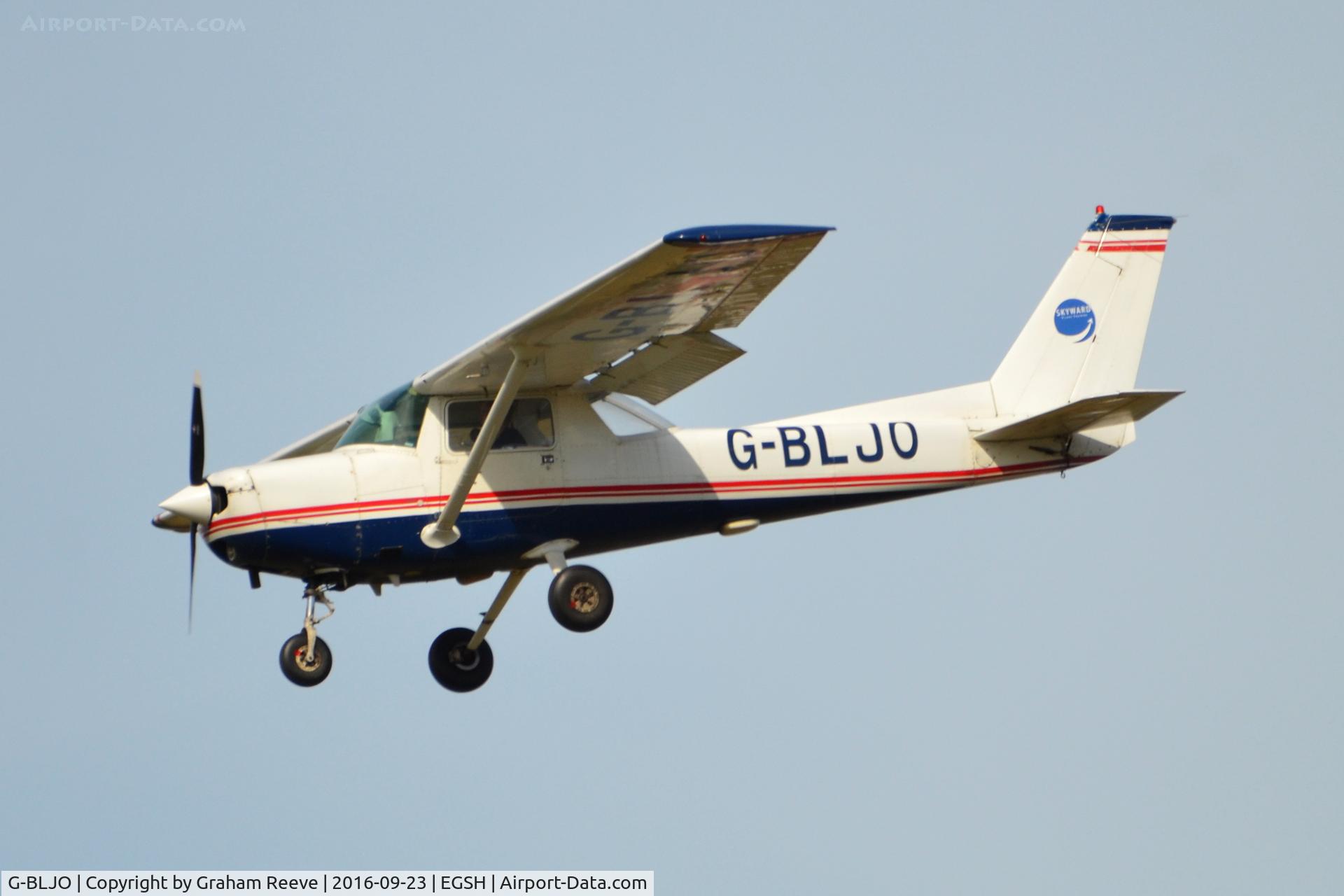 G-BLJO, 1979 Reims F152 C/N 1627, With new tail markings.