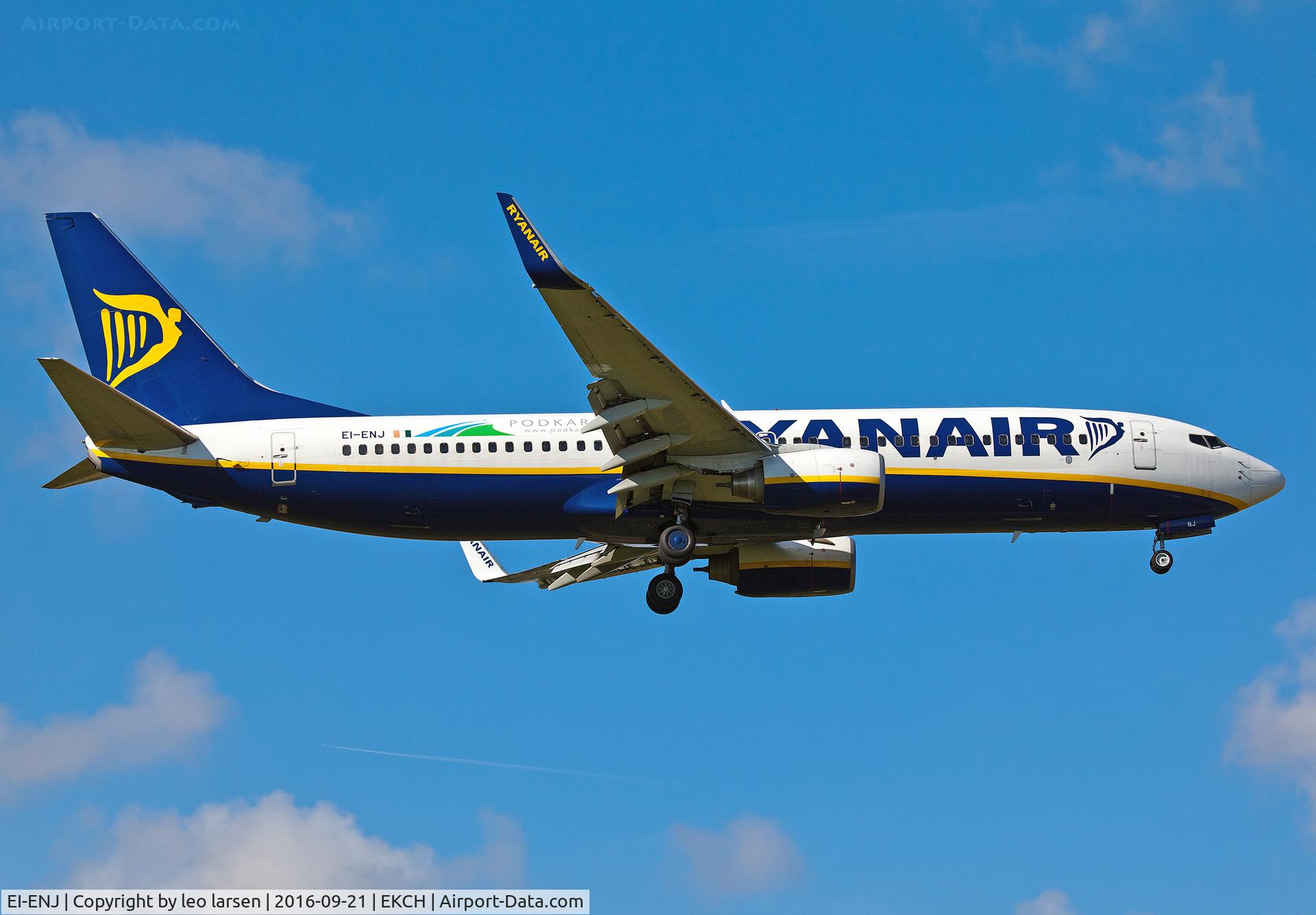 EI-ENJ, 2010 Boeing 737-8AS C/N 40301, Copenhagen 21.9.16