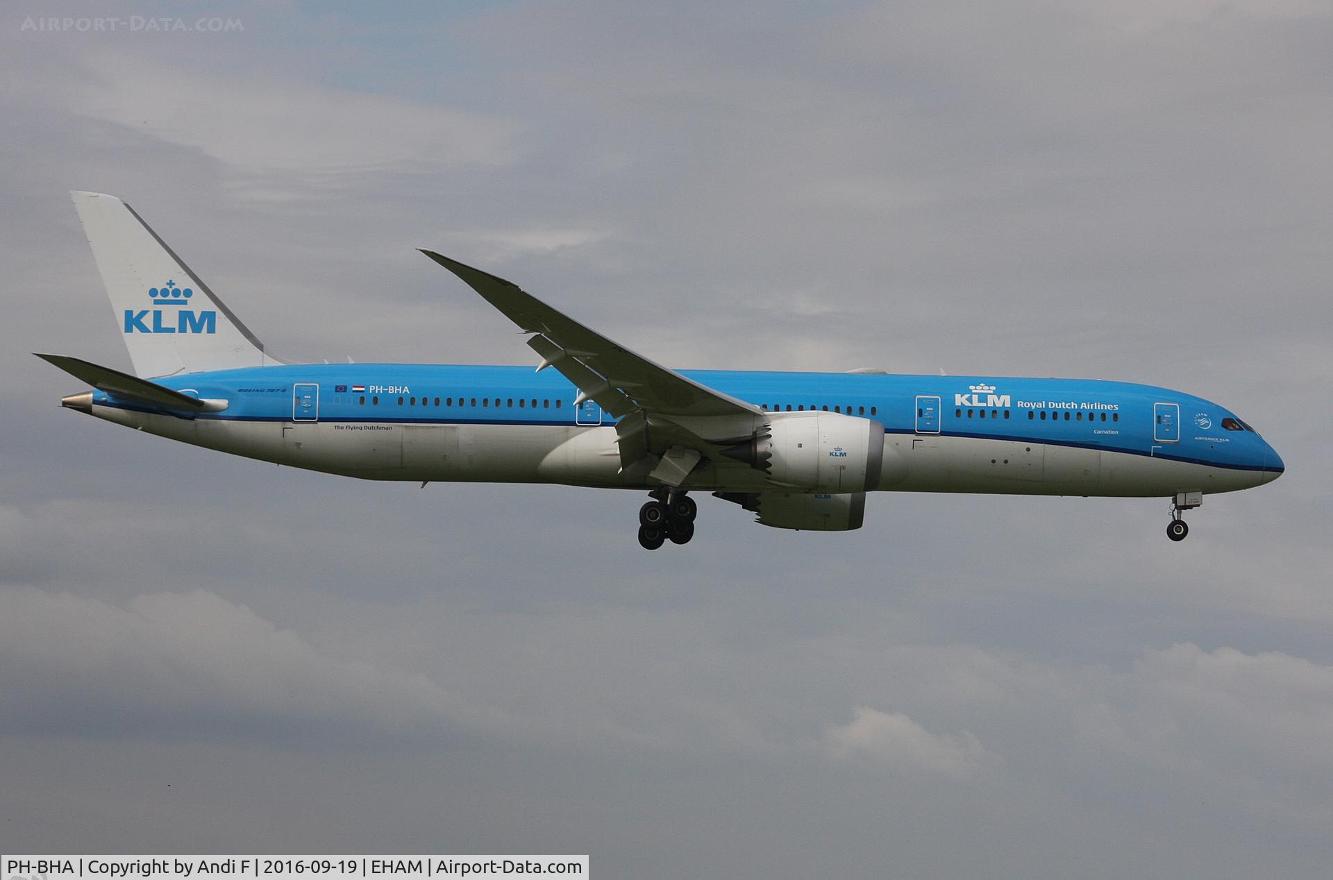 PH-BHA, 2015 Boeing 787-9 Dreamliner Dreamliner C/N 36113, KLM - Royal Dutch Airlines Boeing 787-9 Dreamliner