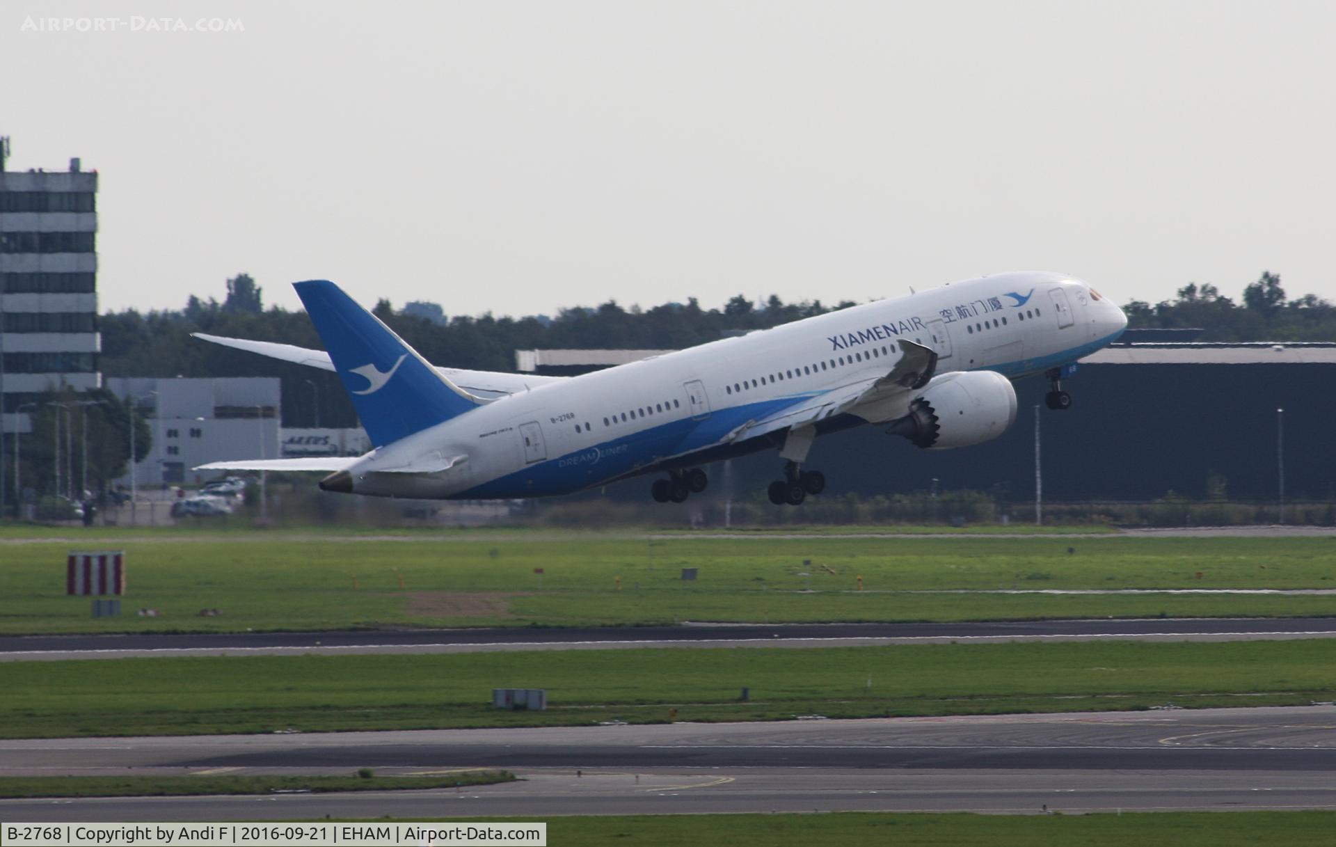 B-2768, 2014 Boeing 787-85C Dreamliner Dreamliner C/N 41538, Xiamen Airlines Boeing 787-8 Dreamliner