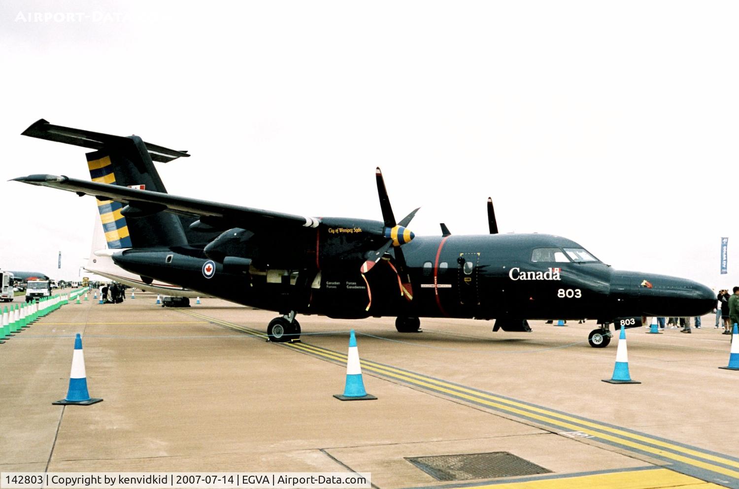 142803, 1987 De Havilland Canada CT-142 Dash 8 C/N 071, On static display at RIAT 2007.