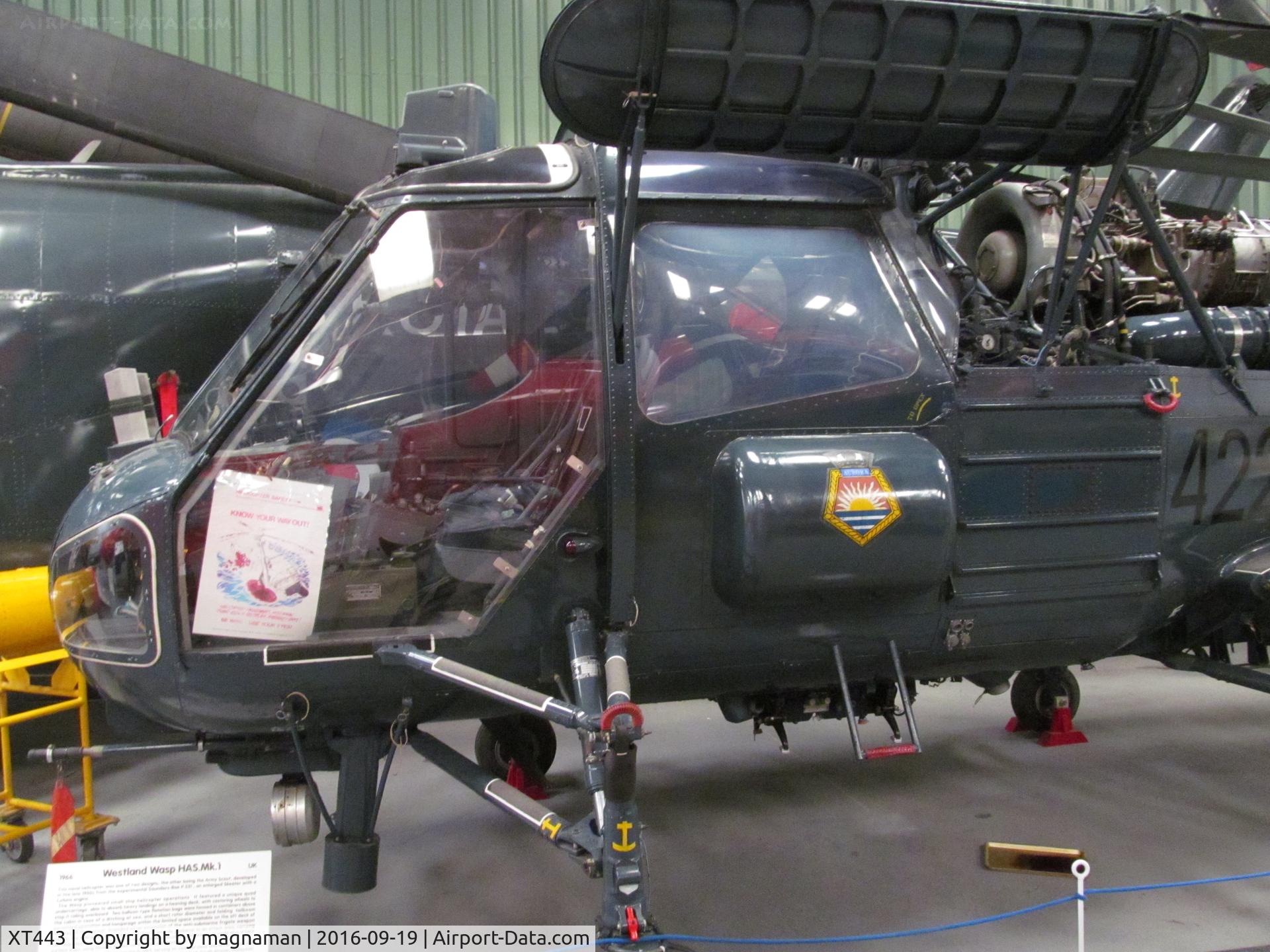 XT443, 1966 Westland Wasp HAS.1 C/N F9613, don't get stung