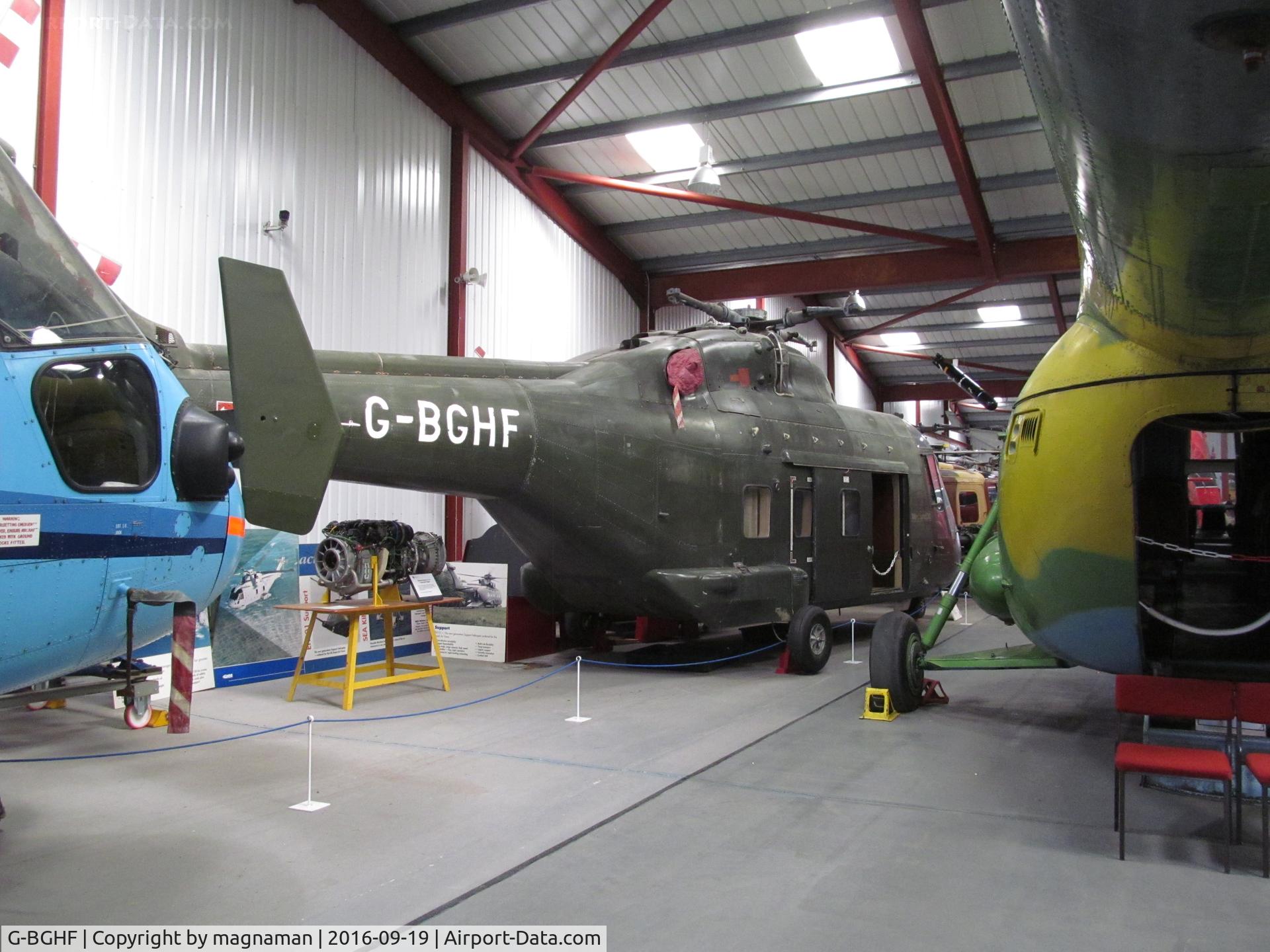 G-BGHF, 1977 Westland WG-30-100-60 C/N WA-001 P, in WSM museum