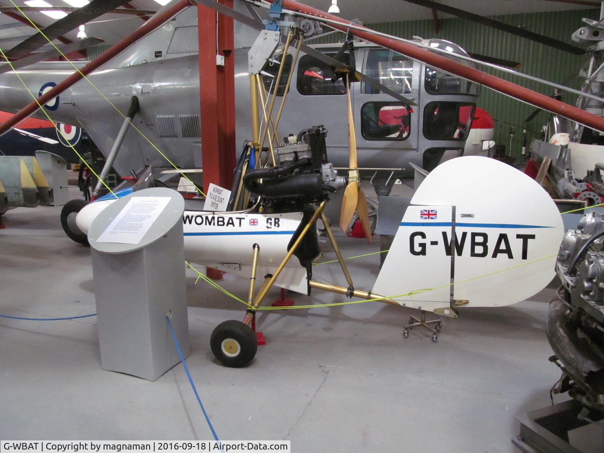 G-WBAT, 1990 Julian Cd WOMBAT C/N CJ-001, never could fly could wombats