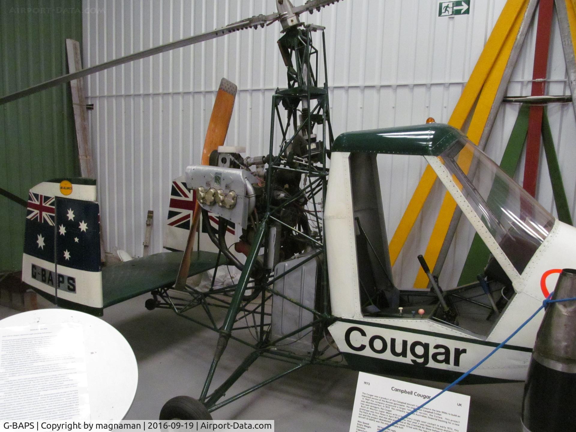 G-BAPS, 1973 Campbell Cougar C/N CA-6000, at WSM
