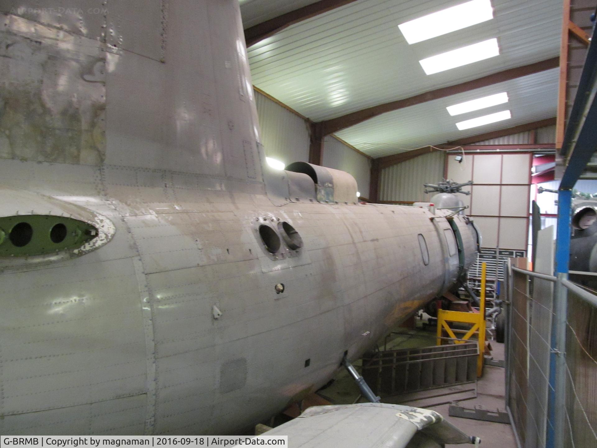 G-BRMB, Bristol Aeroplane Co Ltd BRISTOL 192 HC1 C/N 13347, under restoration