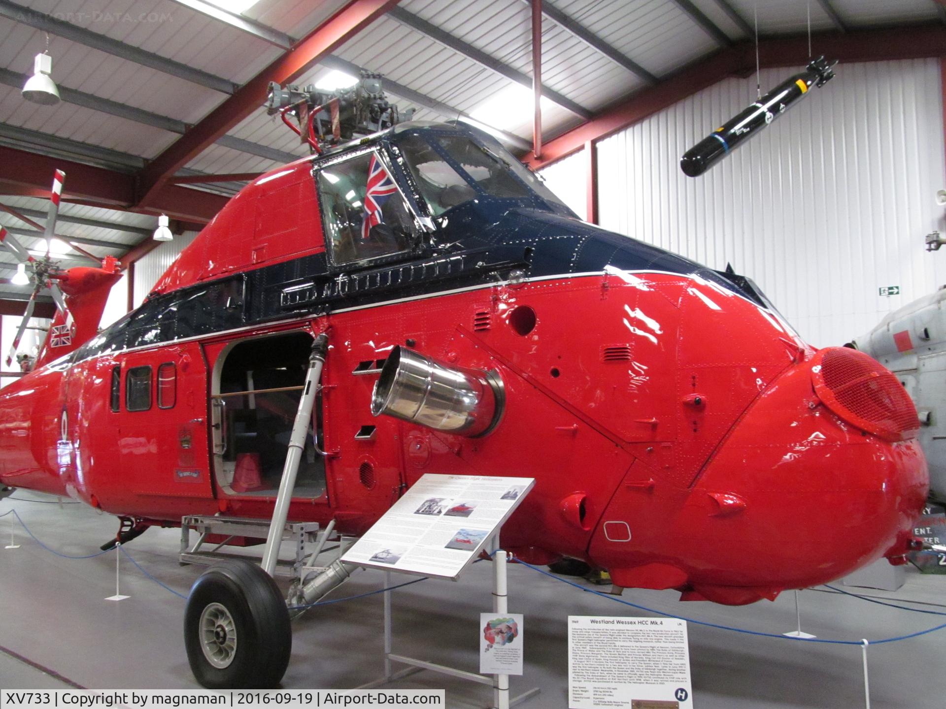 XV733, 1969 Westland Wessex HCC.4 C/N WA628, ex queens flight
