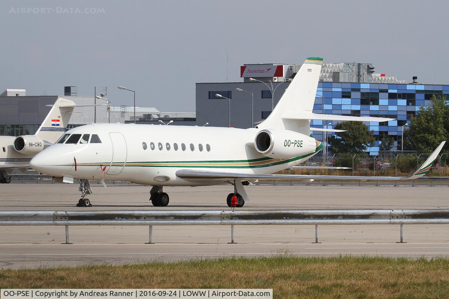 OO-PSE, 2008 Dassault Falcon 2000EX C/N 162, Abelag Aviation Falcon 2000