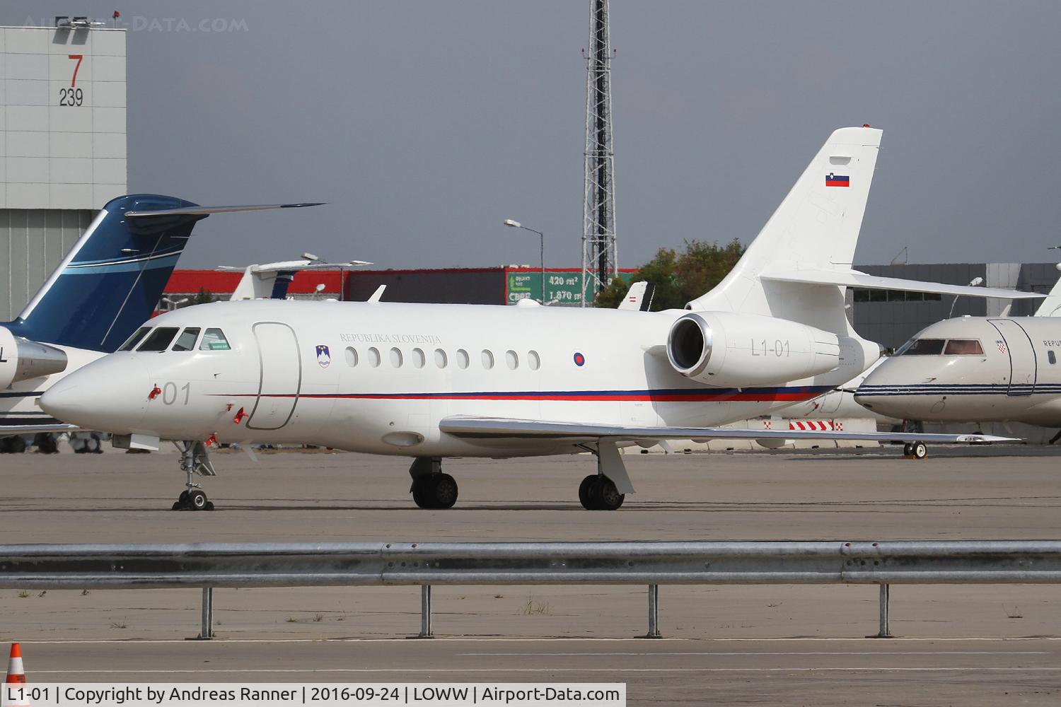 L1-01, 2003 Dassault Falcon 2000EX C/N 15, Slovenia Gvmt Falcon 2000