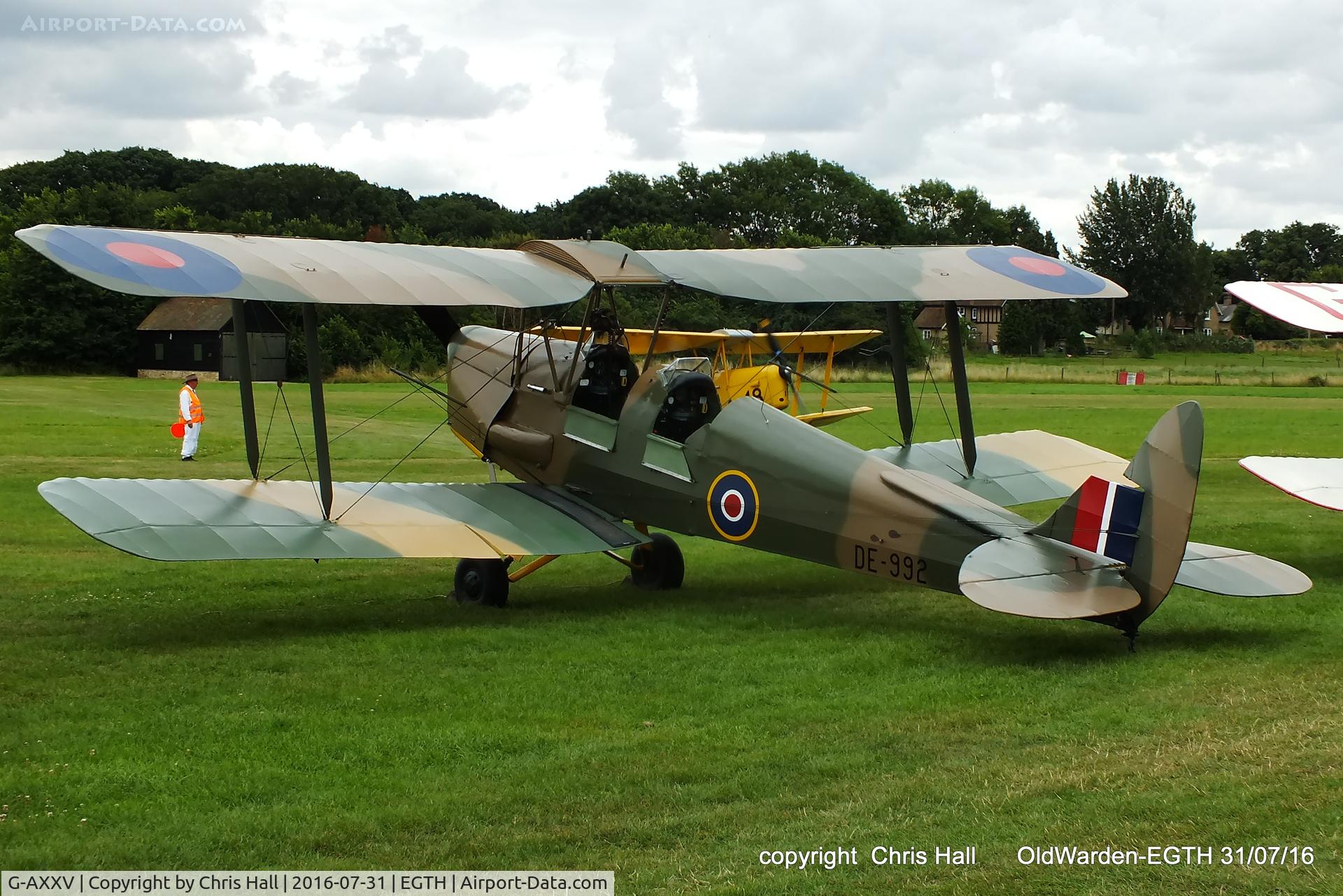 G-AXXV, 1944 De Havilland DH-82A Tiger Moth II C/N 85852, 