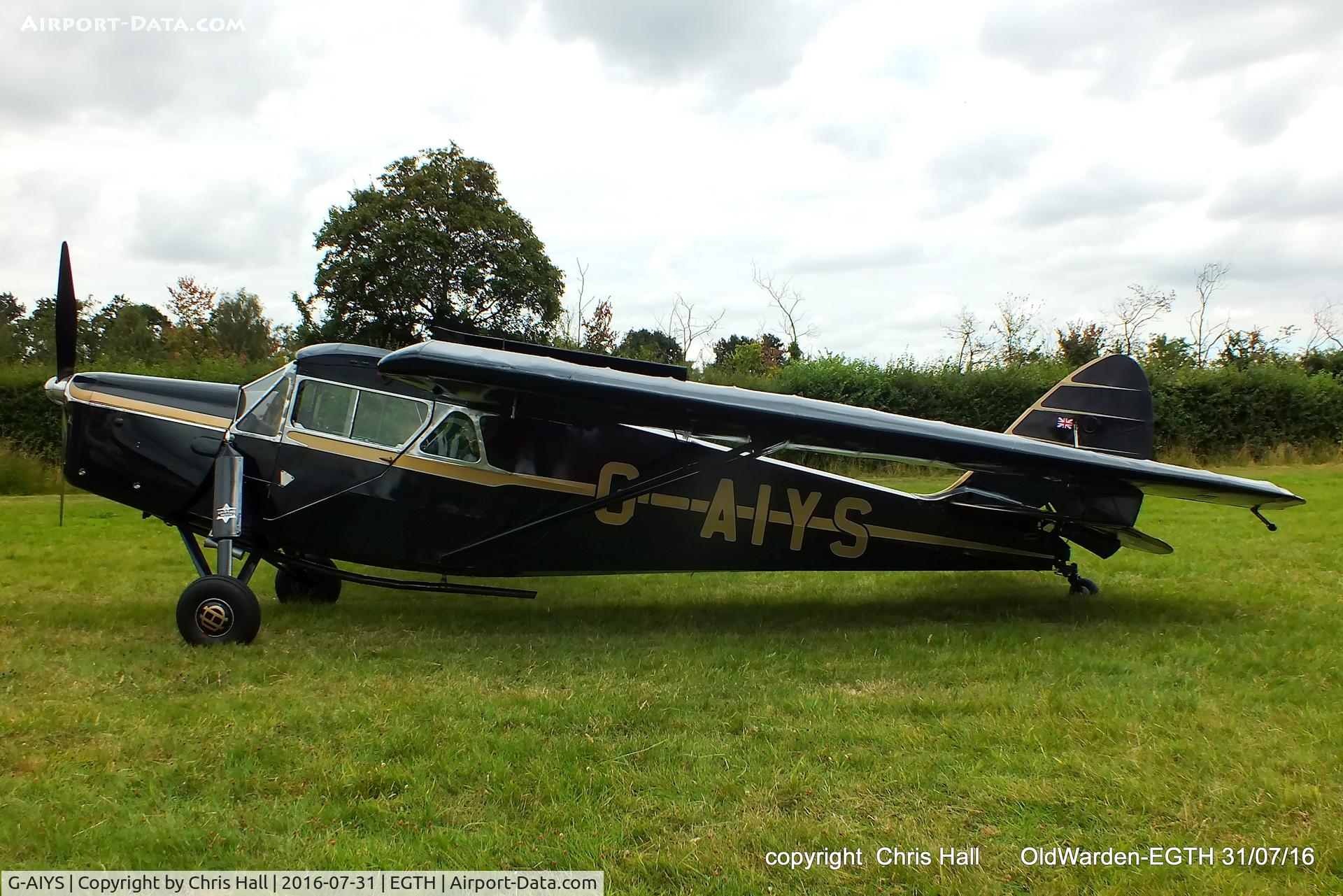 G-AIYS, 1934 De Havilland DH.85 Leopard Moth C/N 7089, 