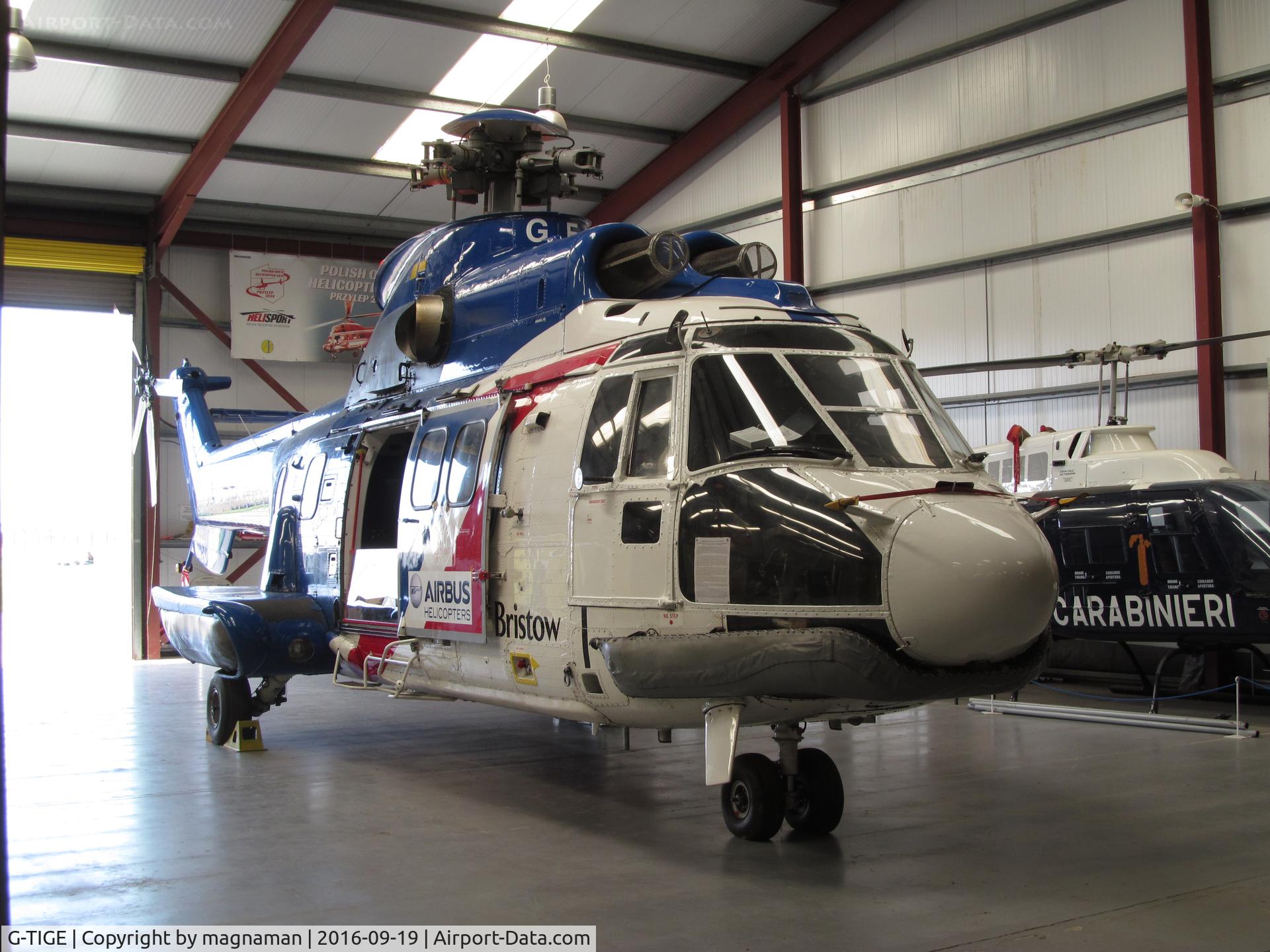 G-TIGE, 1982 Aerospatiale AS-332L Super Puma C/N 2028, new arrival to museum