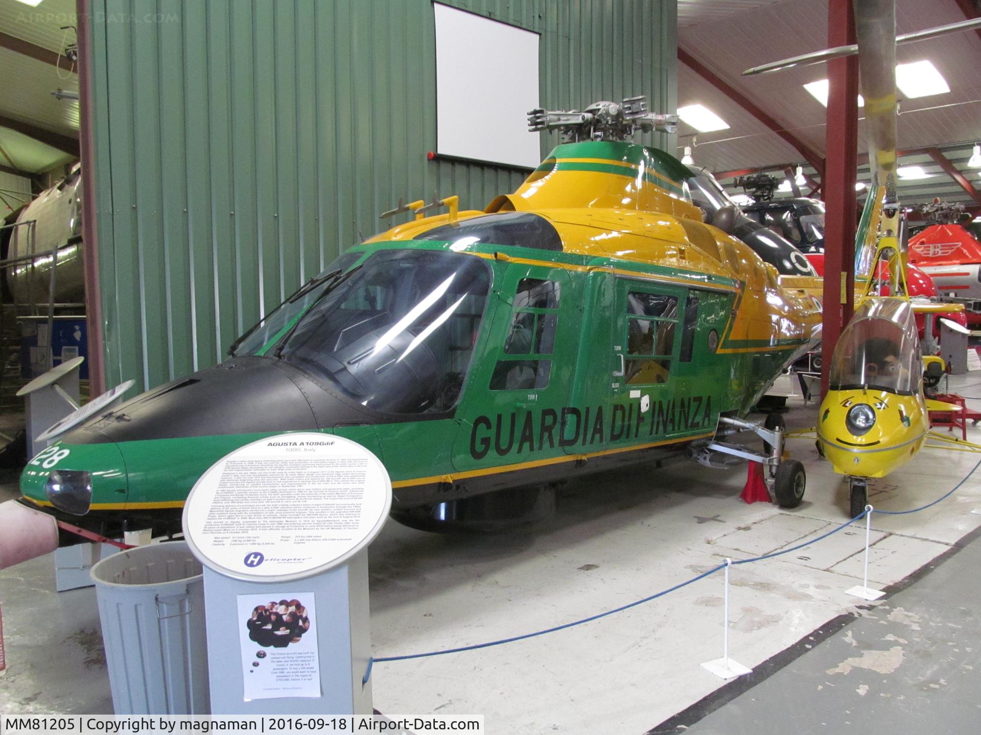 MM81205, Agusta A-109A-2 C/N 7336, NOt sure if this was at Farnborough once?