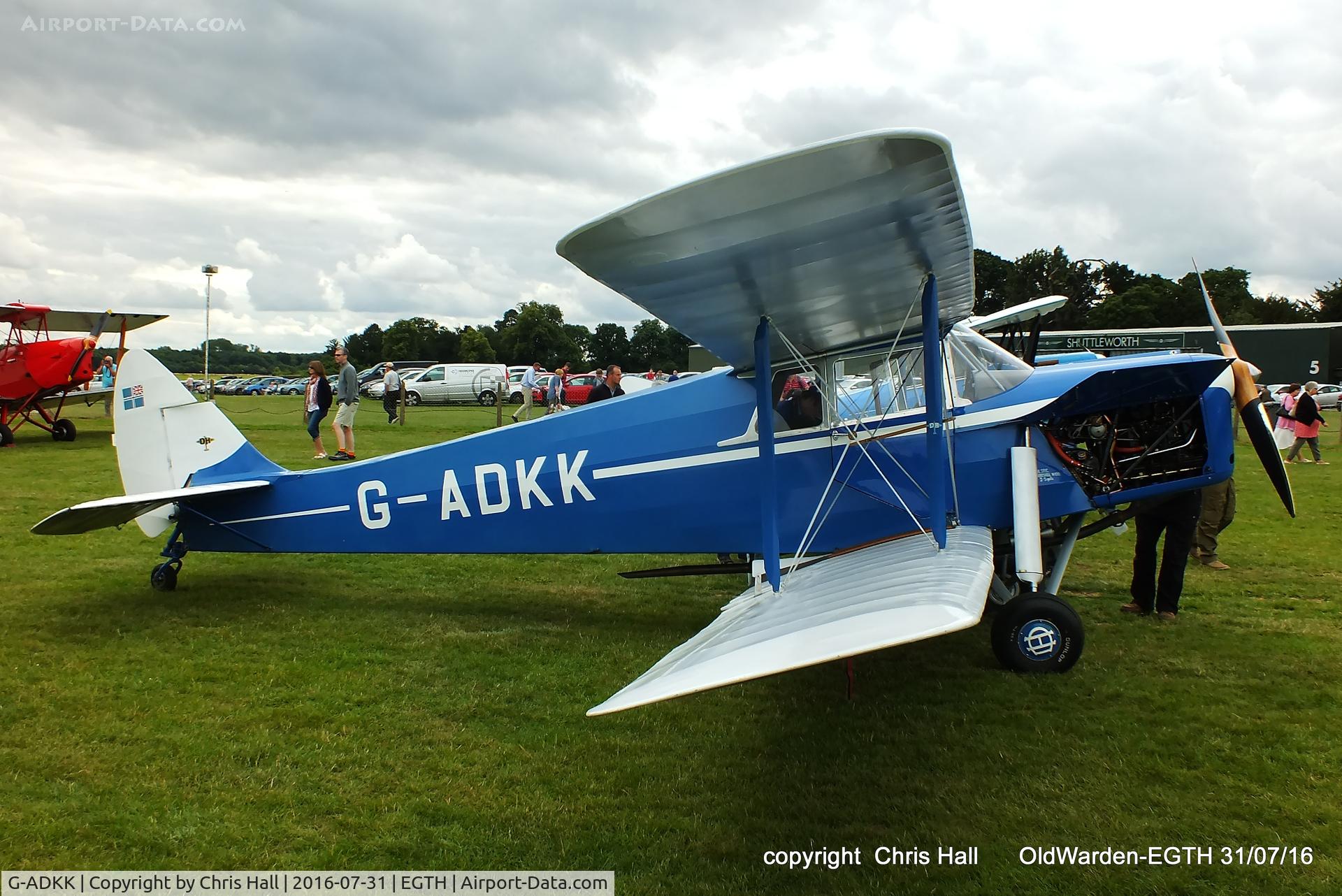 G-ADKK, 1935 De Havilland DH.87B Hornet Moth C/N 8033, 