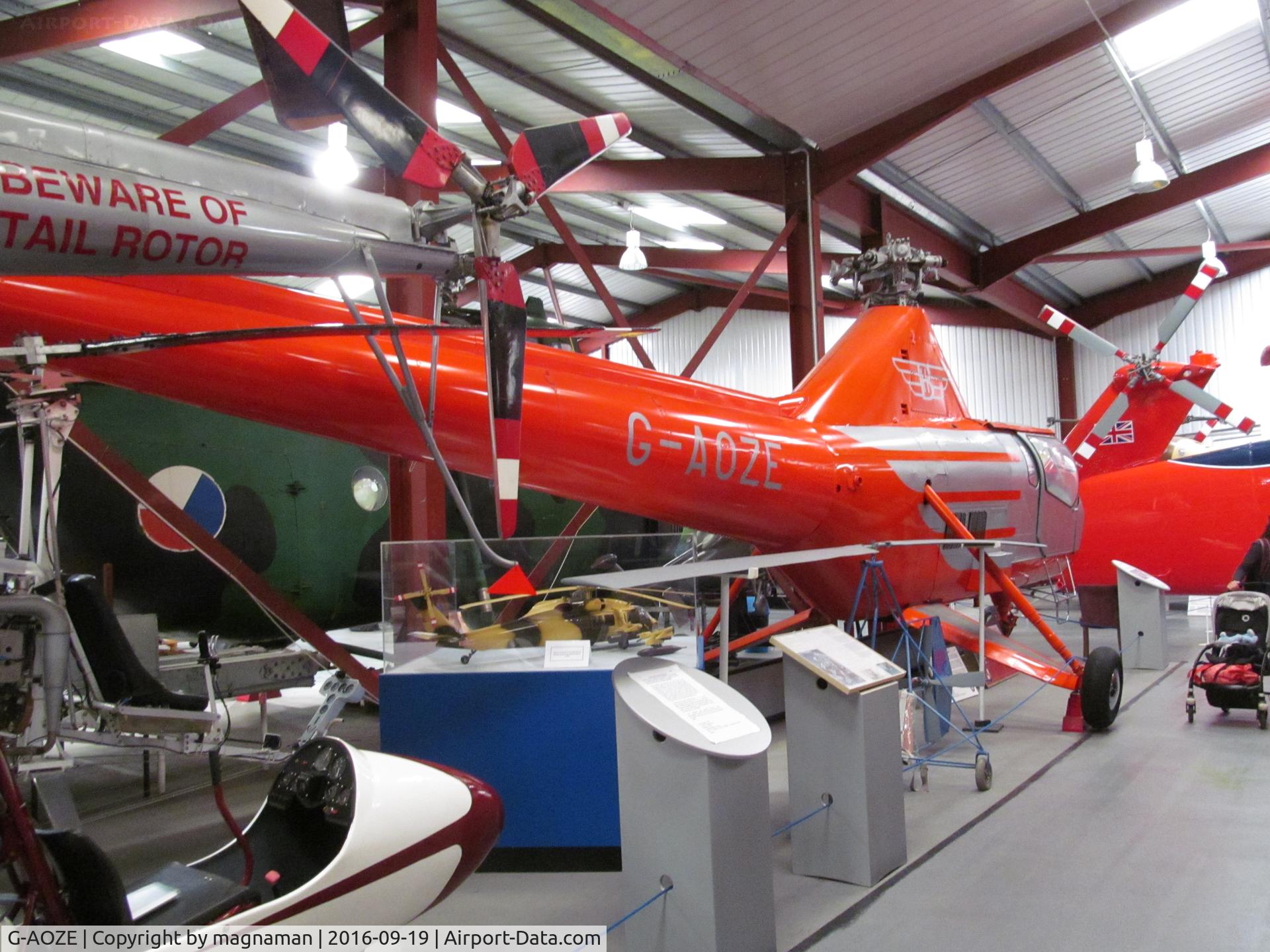 G-AOZE, 1957 Westland S.51 Widgeon Series 2 C/N WA/H/141, in museum at WSM