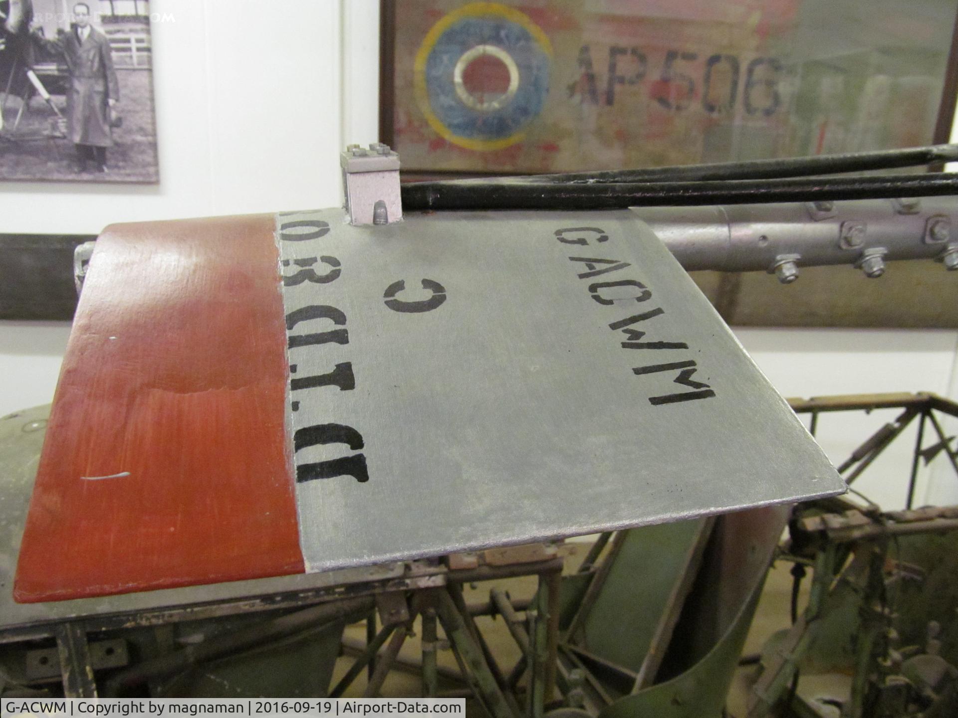 G-ACWM, Avro Cierva C-30A C/N 715, in bits at museum