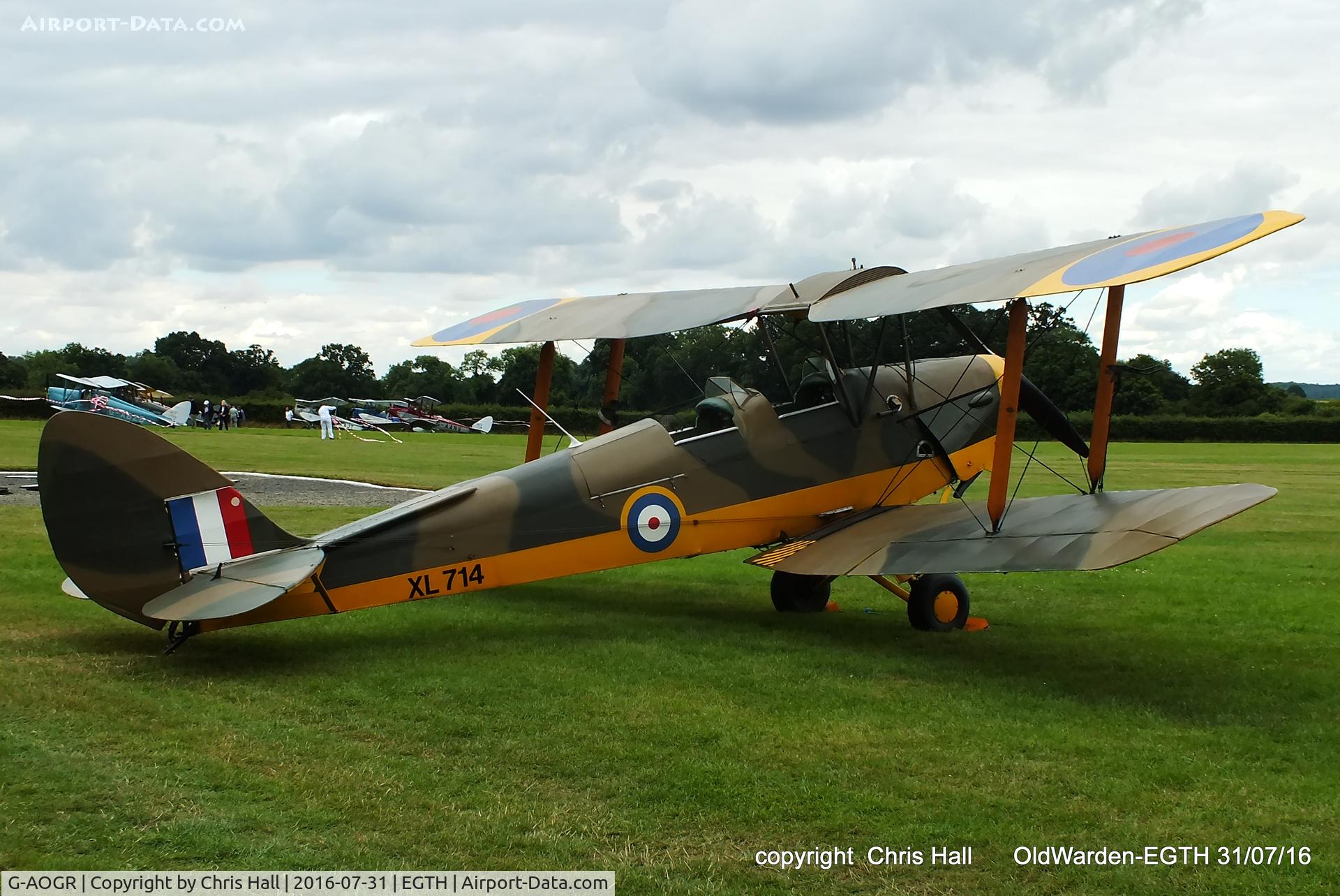 G-AOGR, 1942 De Havilland DH-82A Tiger Moth II C/N 84566, 
