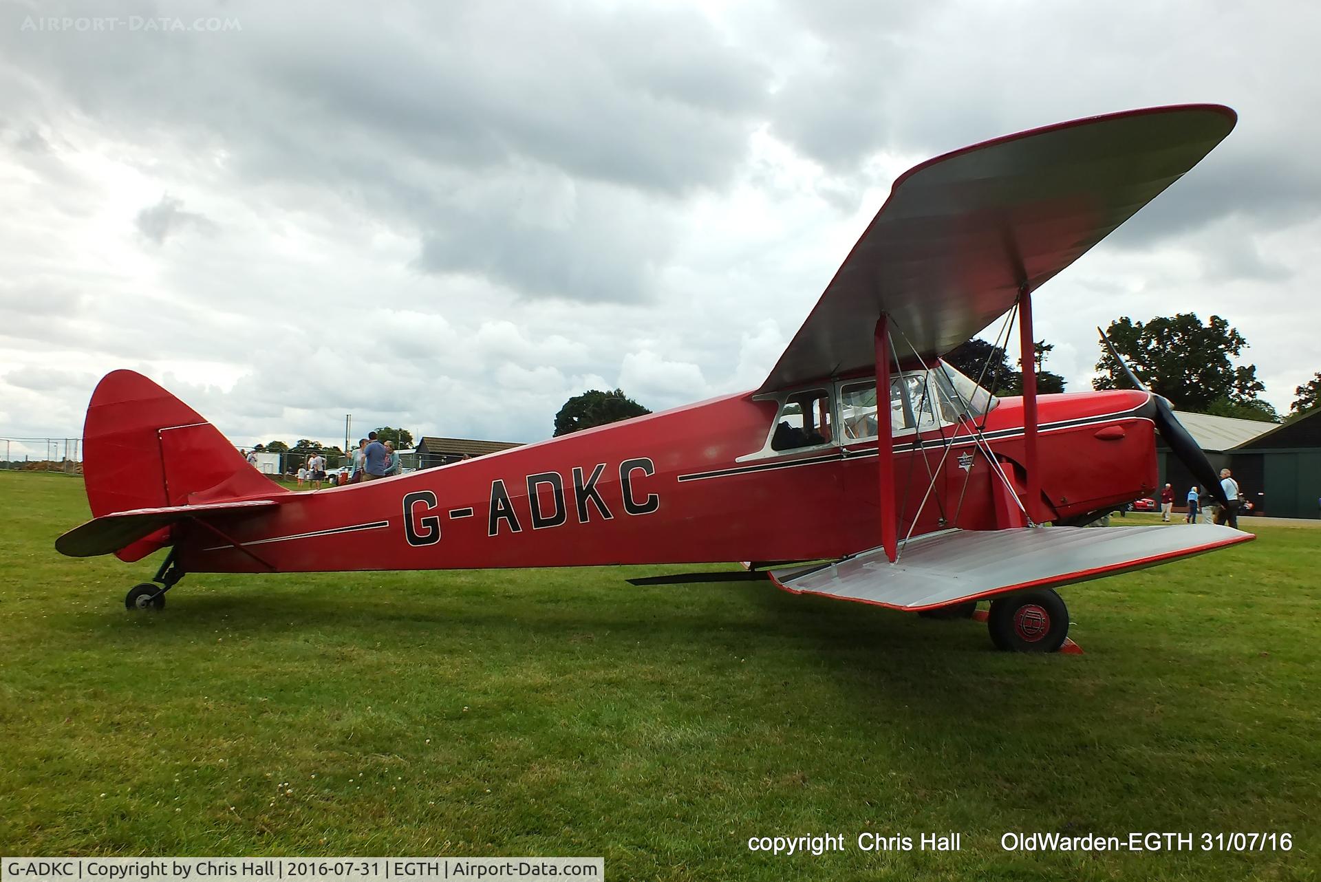 G-ADKC, 1936 De Havilland DH.87B Hornet Moth C/N 8064, 