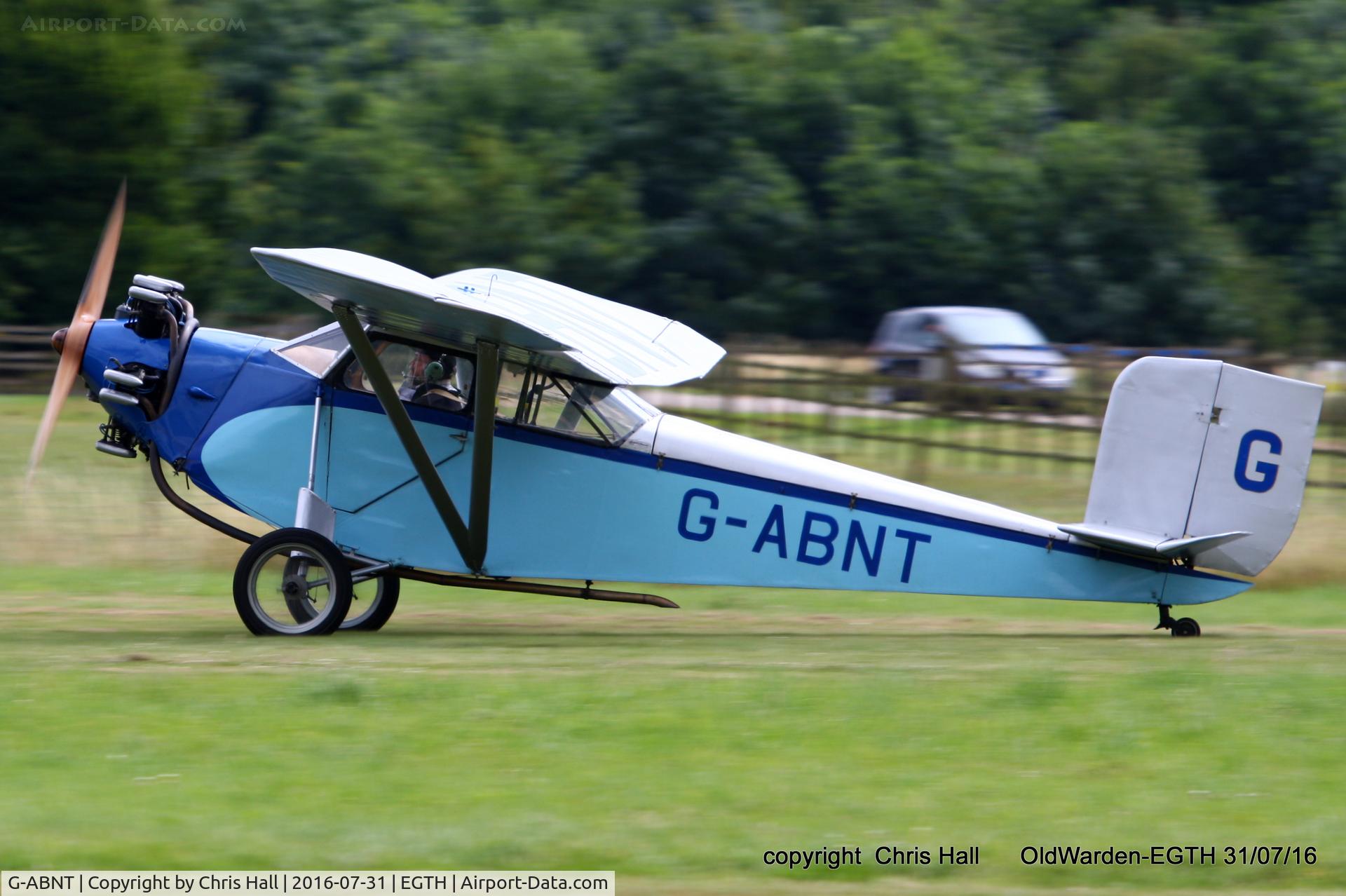 G-ABNT, 1931 Civilian Coupe 02 C/N 03, 
