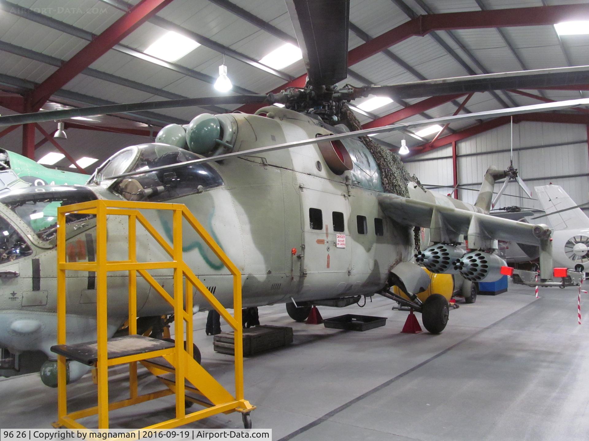 96 26, 1981 Mil Mi-24D Hind C/N 230270110073, at WSM museum
