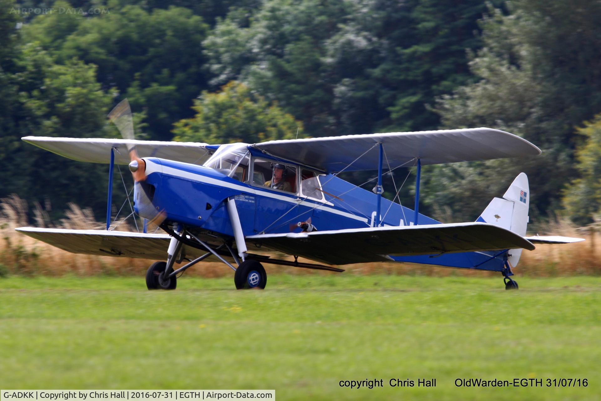 G-ADKK, 1935 De Havilland DH.87B Hornet Moth C/N 8033, 