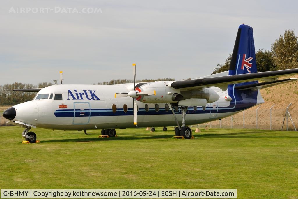 G-BHMY, 1962 Fokker F-27-200 Friendship C/N 10196, Re-Located within museum due to new road construction.