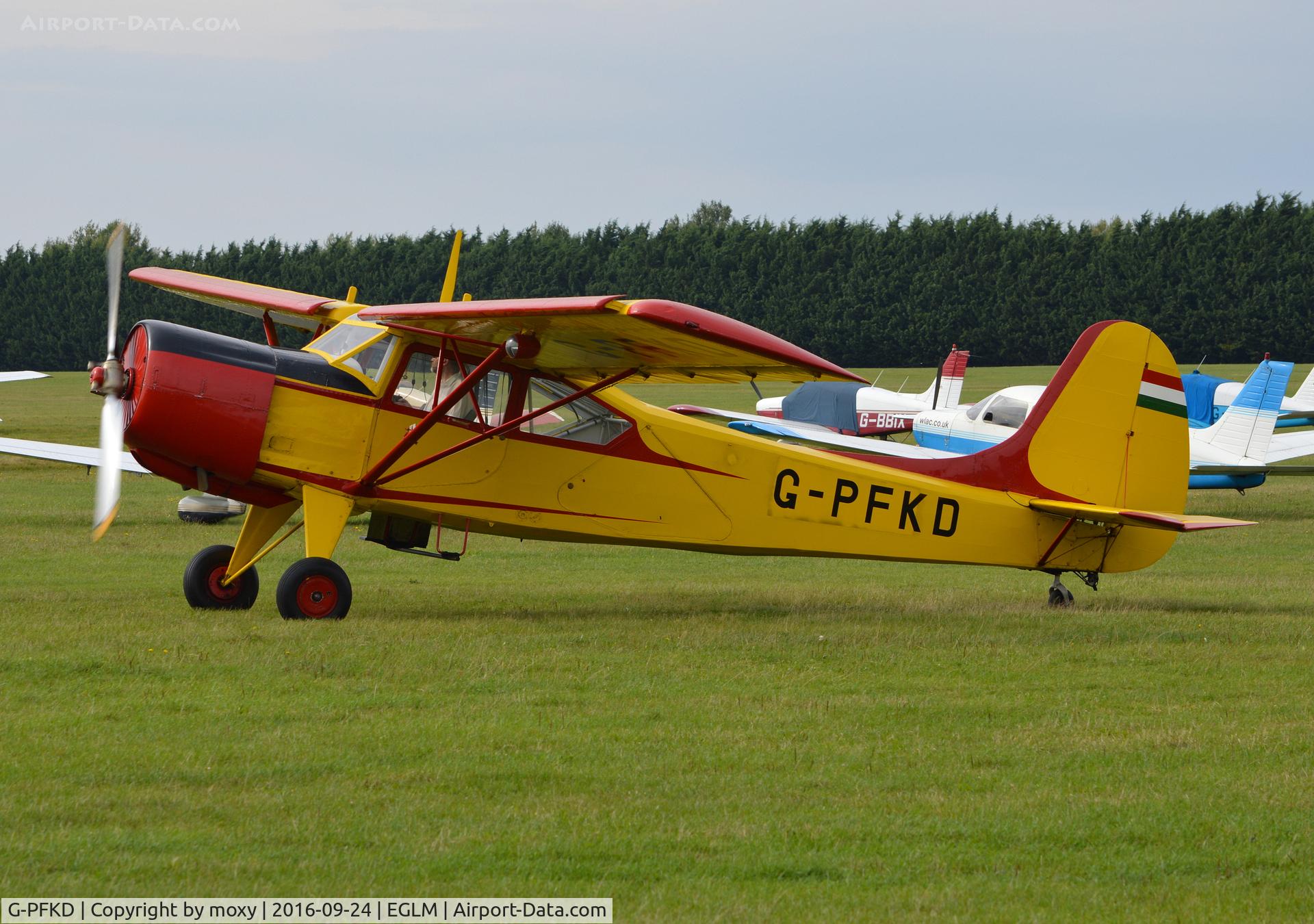 G-PFKD, 1960 Yakovlev Yak-12M C/N 210999, Yakolev Yak-12M at White Waltham. Ex HA-HUB