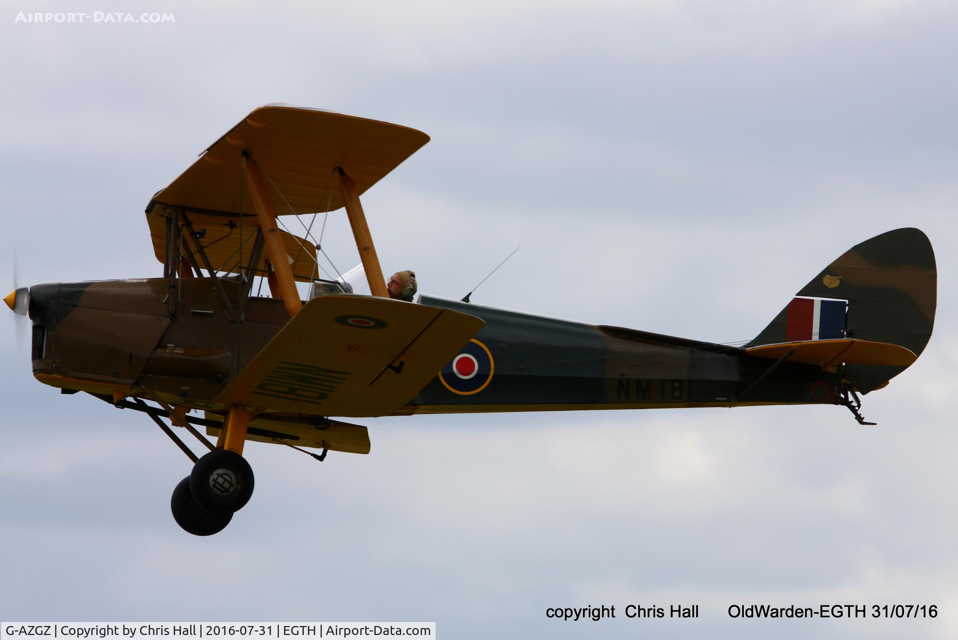 G-AZGZ, 1944 De Havilland DH-82A Tiger Moth II C/N 86489, 