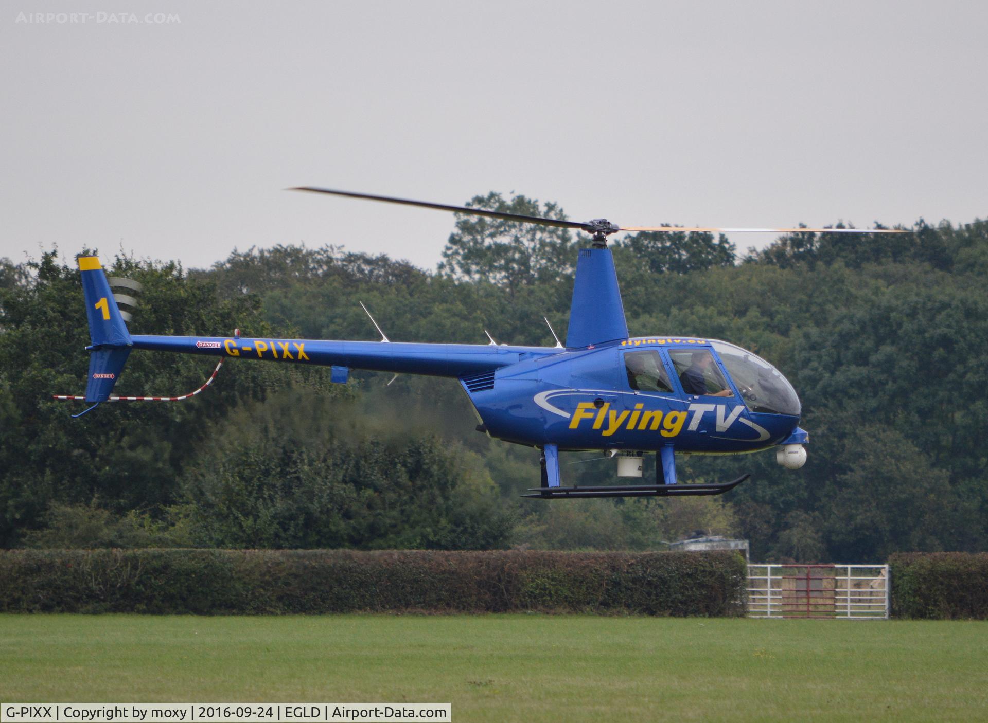 G-PIXX, 2004 Robinson R44 Raven II C/N 10263, Robinson R44 Raven II at Denham.