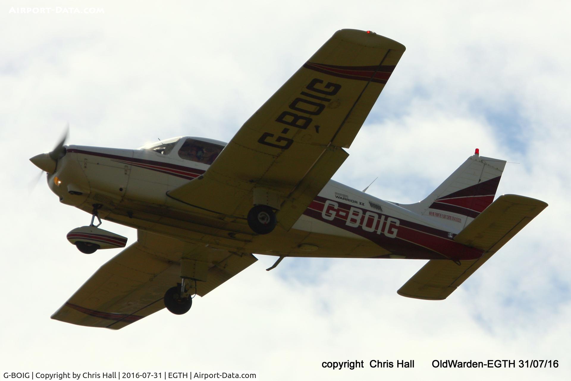 G-BOIG, 1985 Piper PA-28-161 Cherokee Warrior II C/N 28-8516027, 