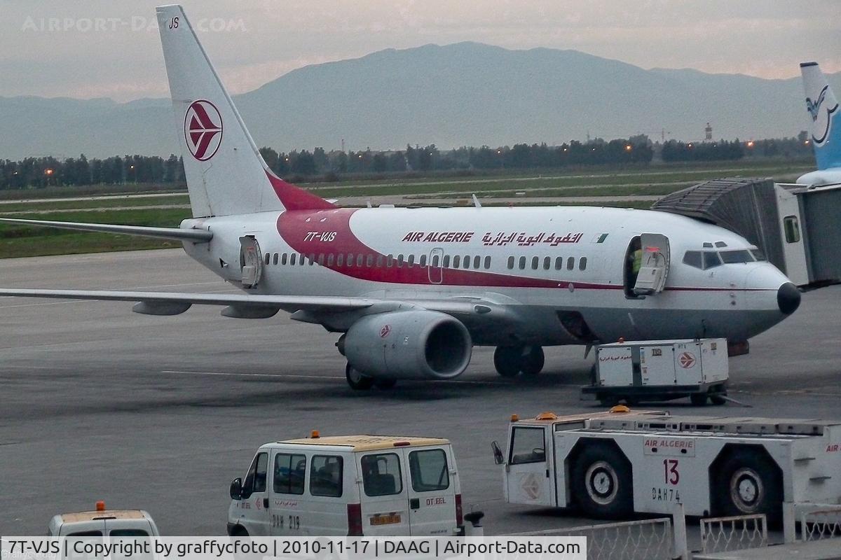 7T-VJS, 2002 Boeing 737-6D6 C/N 30210, From terminal Algiers