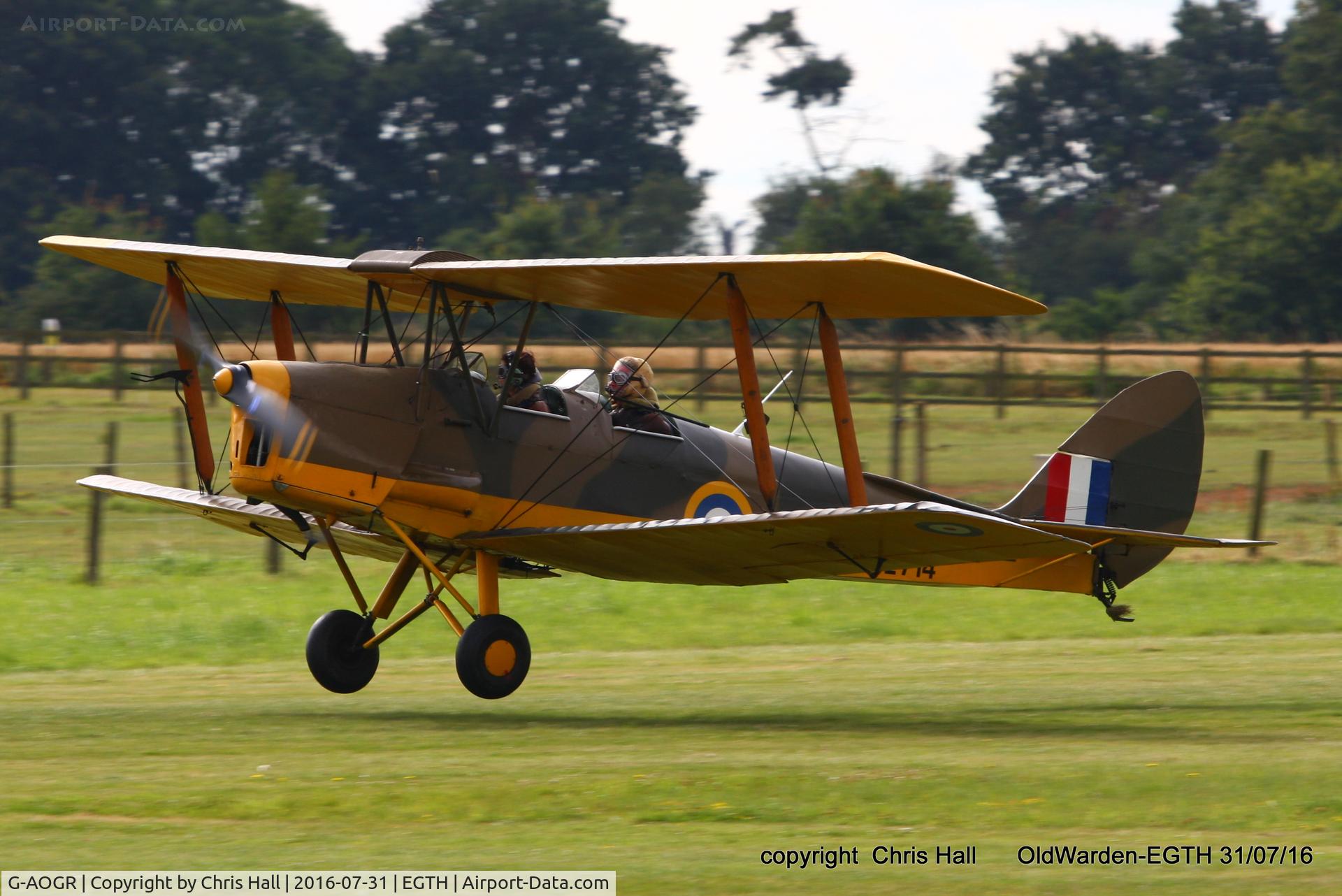 G-AOGR, 1942 De Havilland DH-82A Tiger Moth II C/N 84566, 