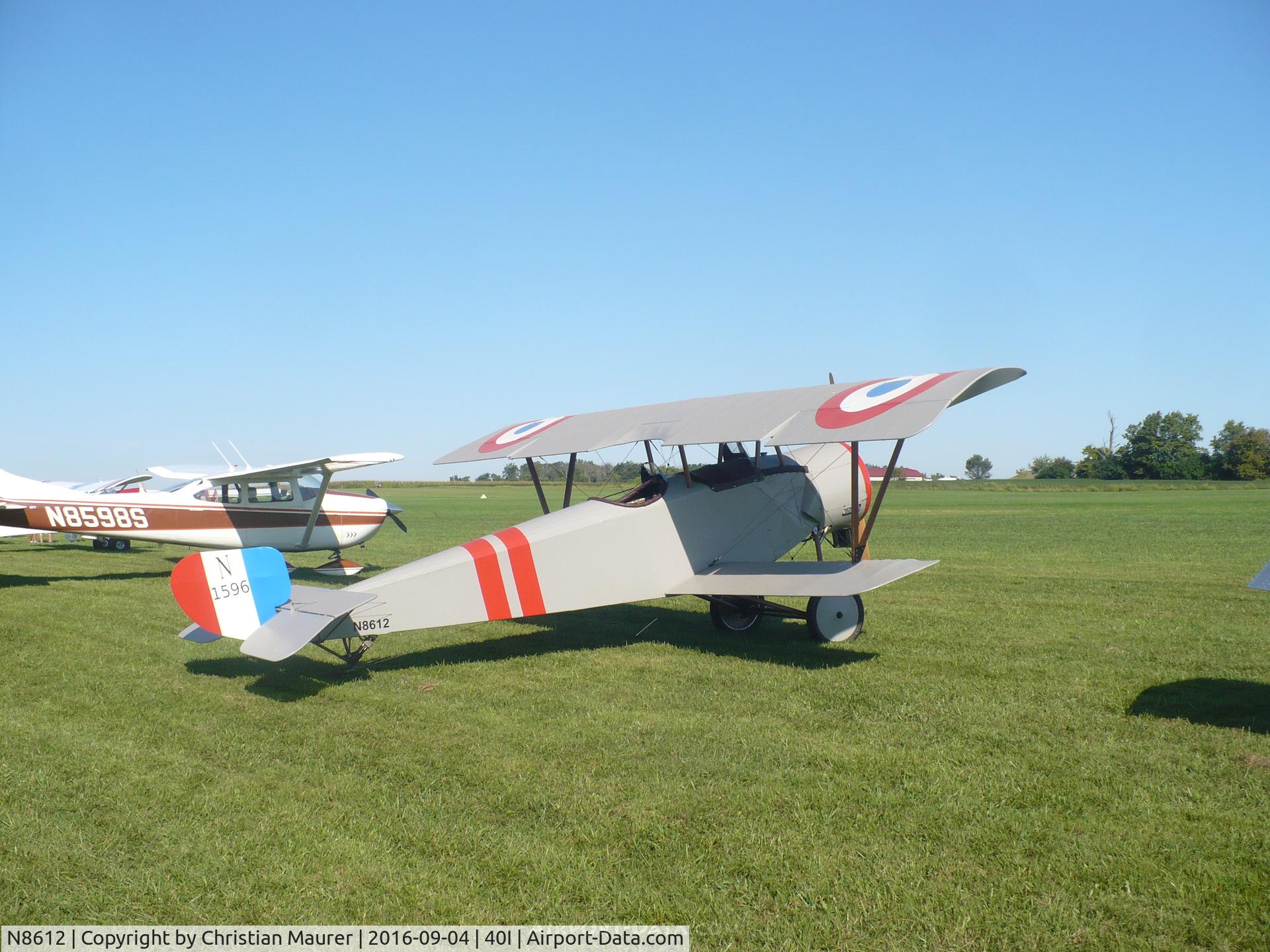 N8612, Nieuport 12 Replica C/N 53, Replica