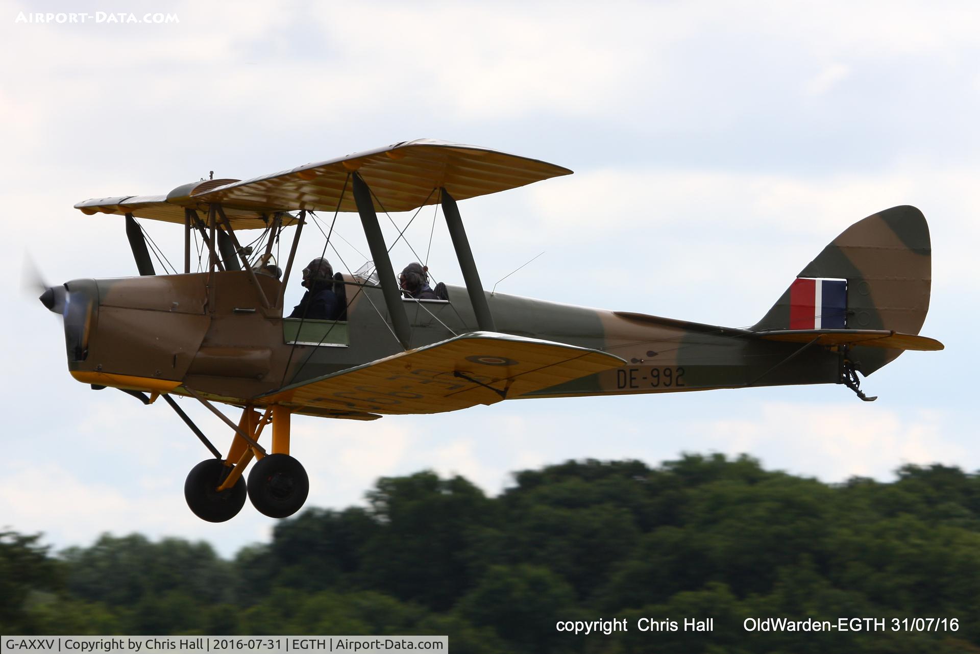 G-AXXV, 1944 De Havilland DH-82A Tiger Moth II C/N 85852, 