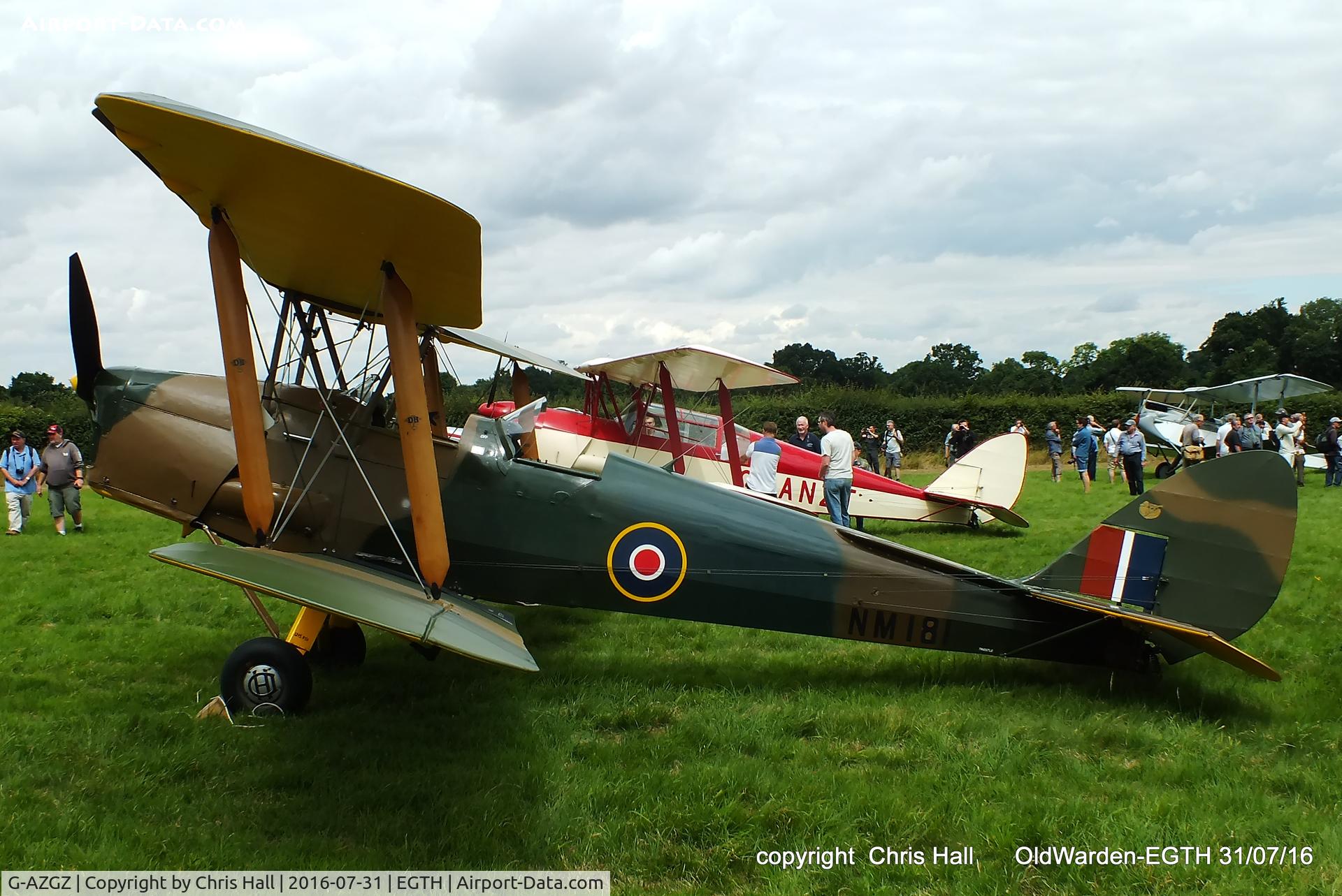 G-AZGZ, 1944 De Havilland DH-82A Tiger Moth II C/N 86489, 