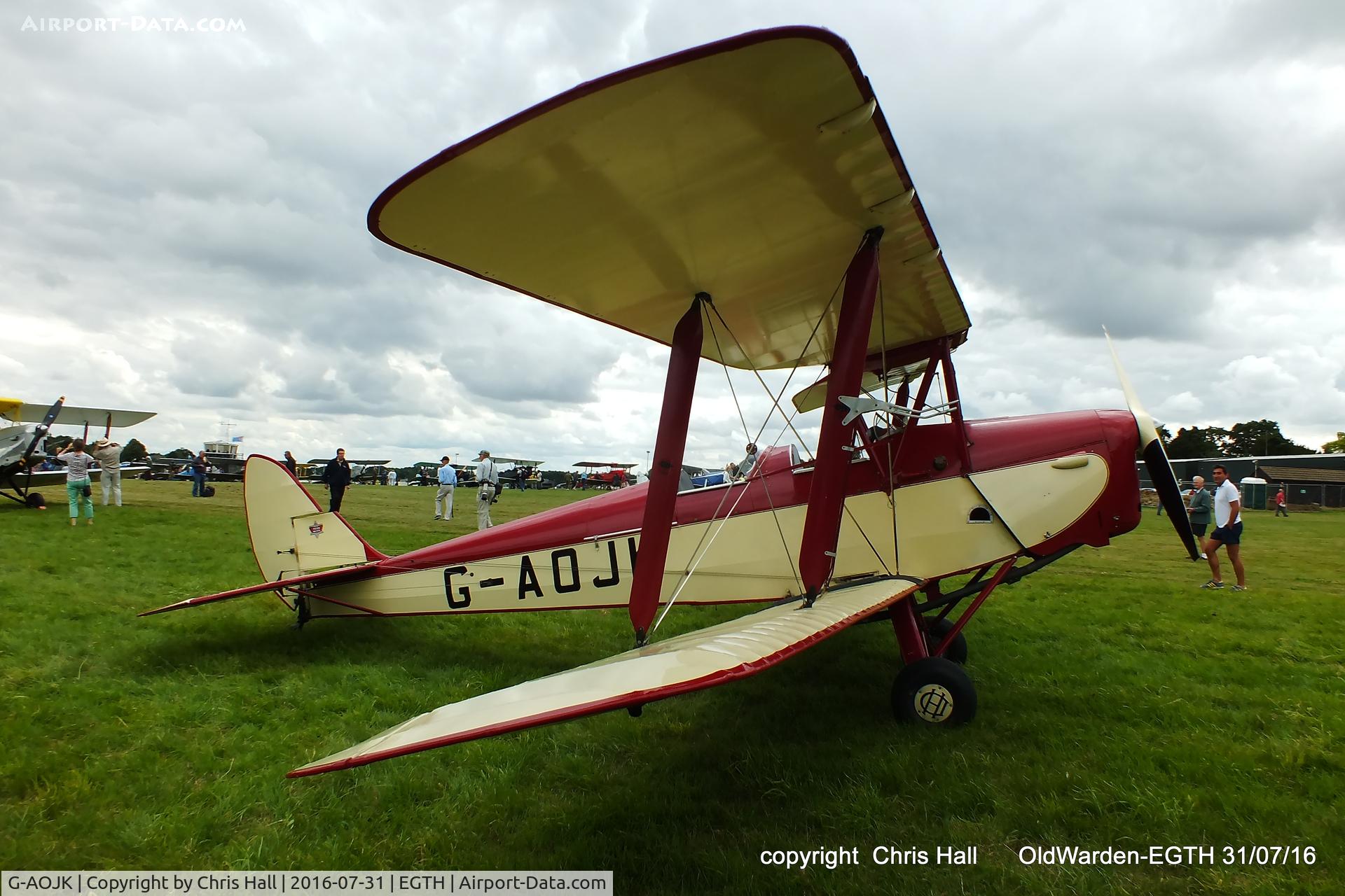G-AOJK, 1939 De Havilland DH-82A Tiger Moth II C/N 82813, 