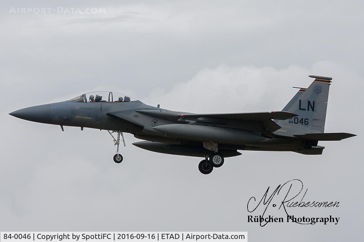 84-0046, 1984 McDonnell Douglas F-15D Eagle C/N 0942/D054, F-15D 84-0046/LN 493rd FS / Final 23