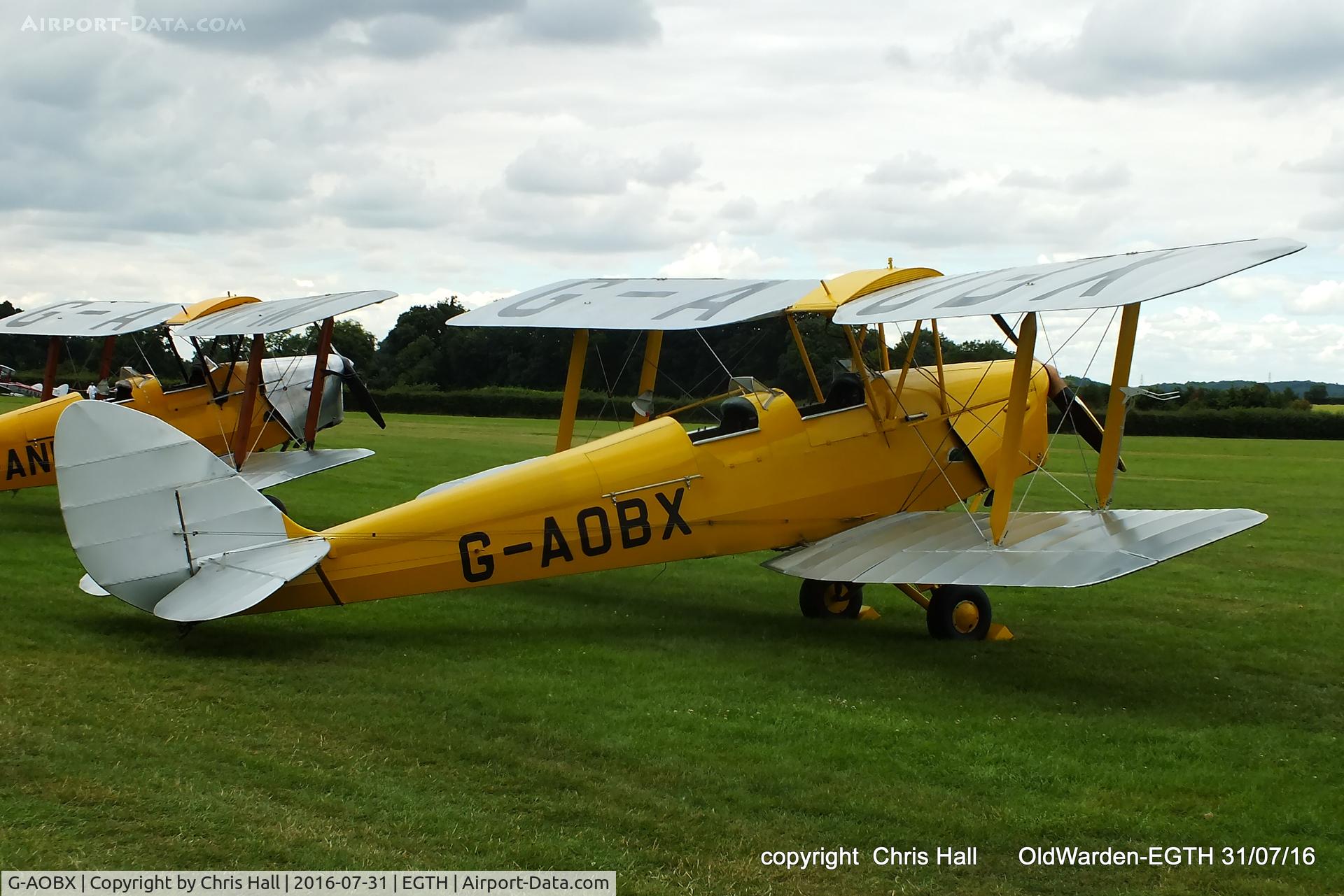 G-AOBX, 1940 De Havilland DH-82A Tiger Moth II C/N 83653, 