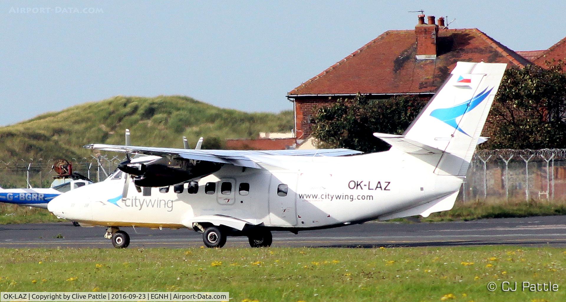 OK-LAZ, Let L-410 C/N 902504, At Blackpool EGNH