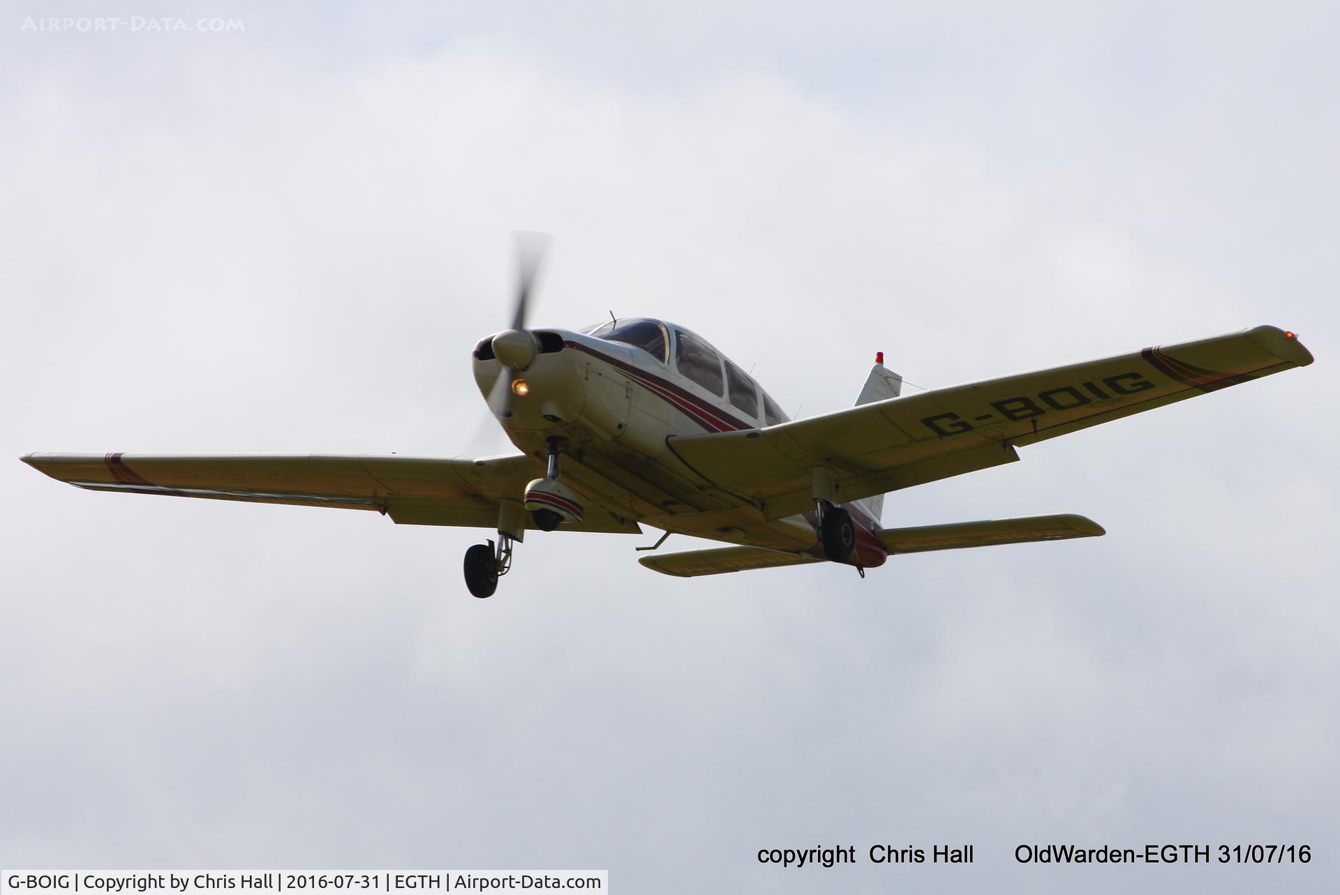 G-BOIG, 1985 Piper PA-28-161 Cherokee Warrior II C/N 28-8516027, 