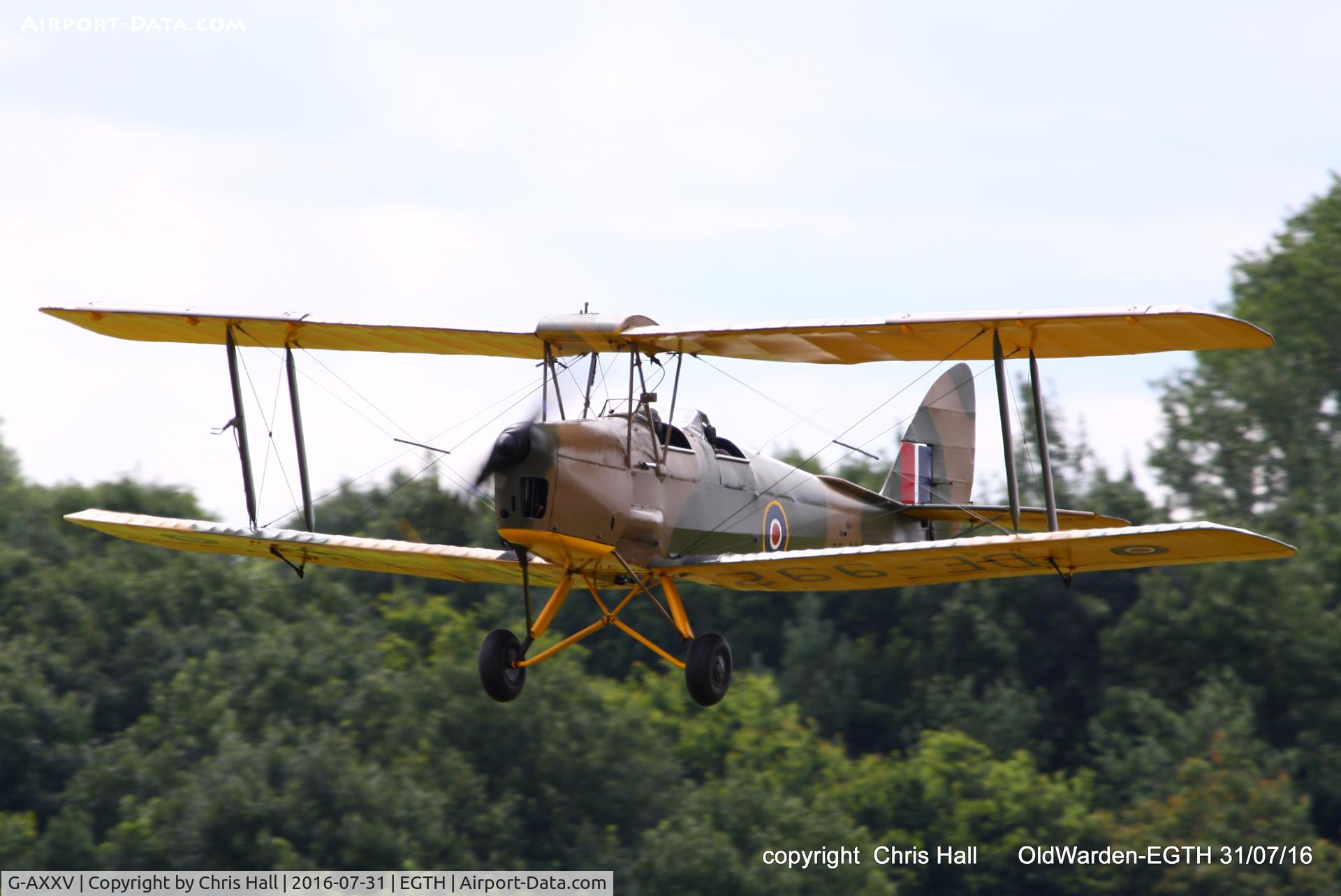 G-AXXV, 1944 De Havilland DH-82A Tiger Moth II C/N 85852, 