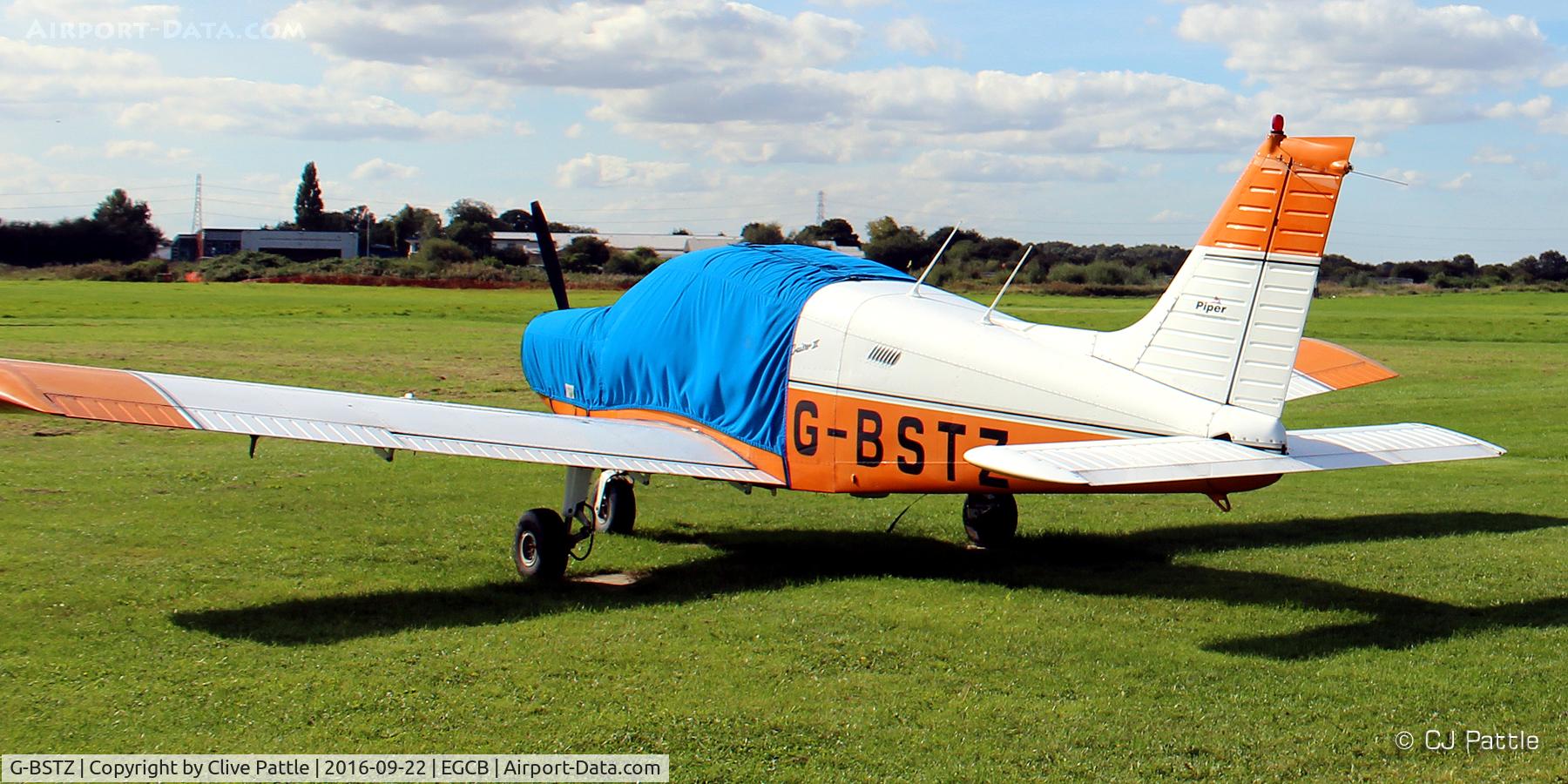 G-BSTZ, 1977 Piper PA-28-140 Cherokee Cruiser C/N 28-7725153, At the City Airport Manchester,  Barton EGCB