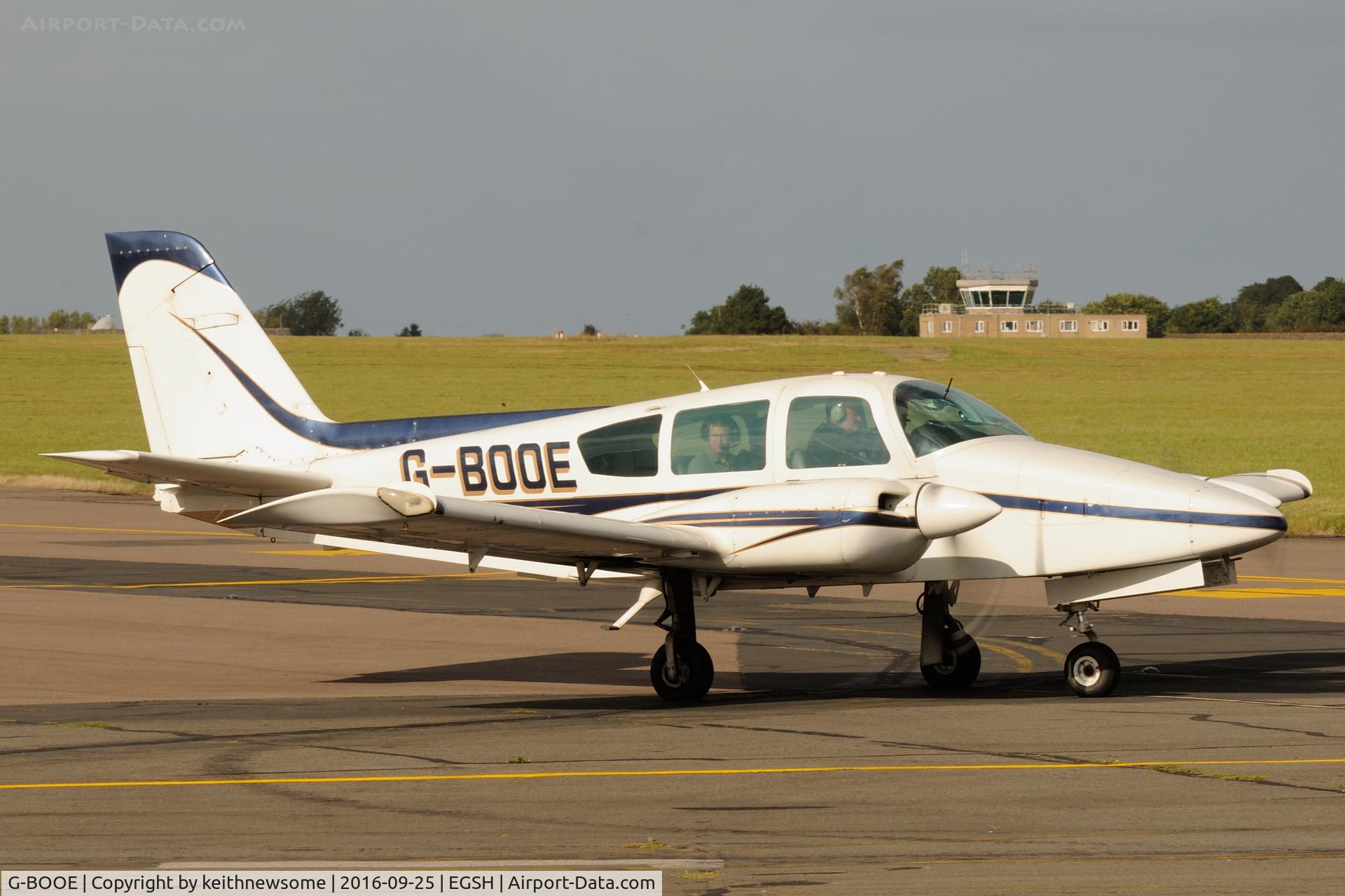 G-BOOE, 1979 Gulfstream American GA-7 Cougar C/N GA7-0093, Nice Visitor.