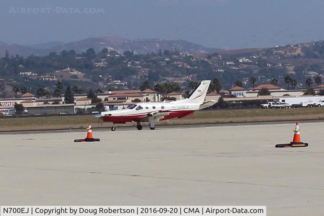 N700EJ, 2004 Socata TBM-700 C/N 291, 2004 Socata TBM-700, one P&W(C)PT6A-64 Turboprop, 1,580 sHp flat-rated to 700 sHp, taxi to Rwy 26