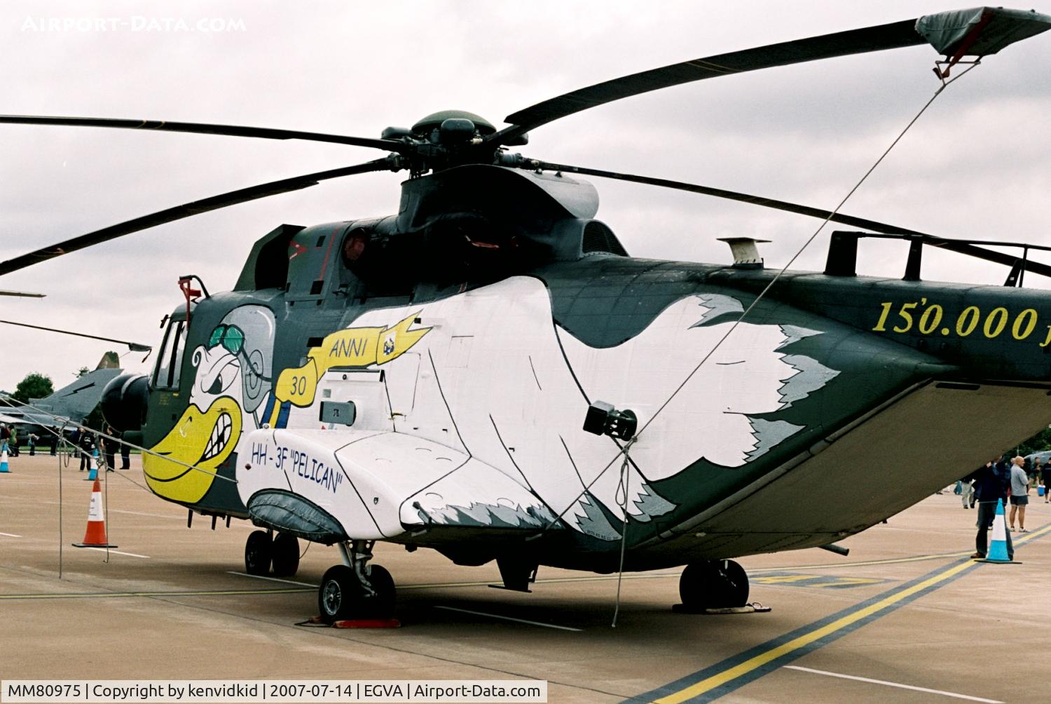 MM80975, Agusta HH-3F Pelican C/N 6202, On static display at 2007 RIAT.