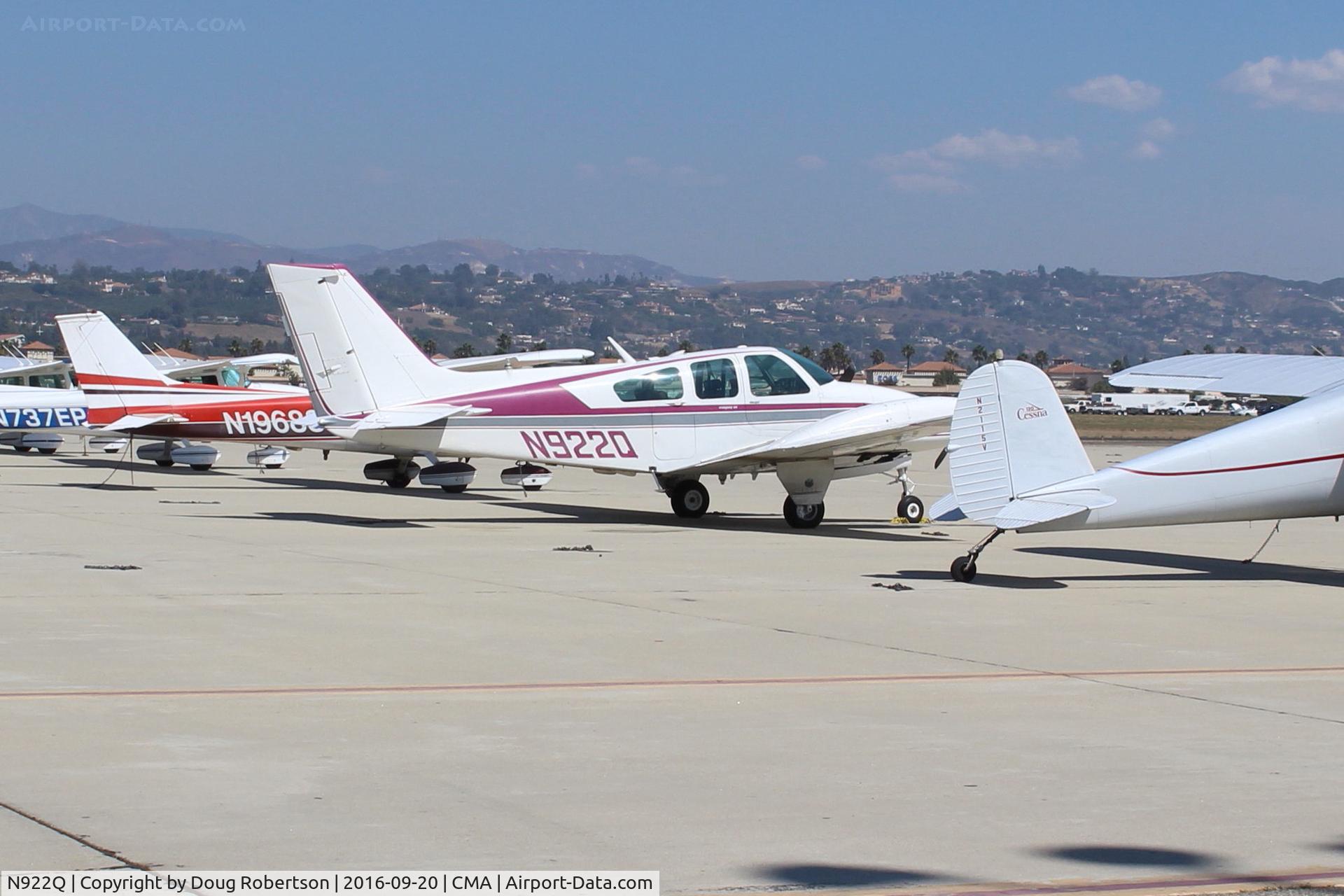 N922Q, 1961 Beech 95-A55 Baron C/N TC-202, 1961 Beech 95-A55 BARON, two Continental IO-470-L 260 Hp each